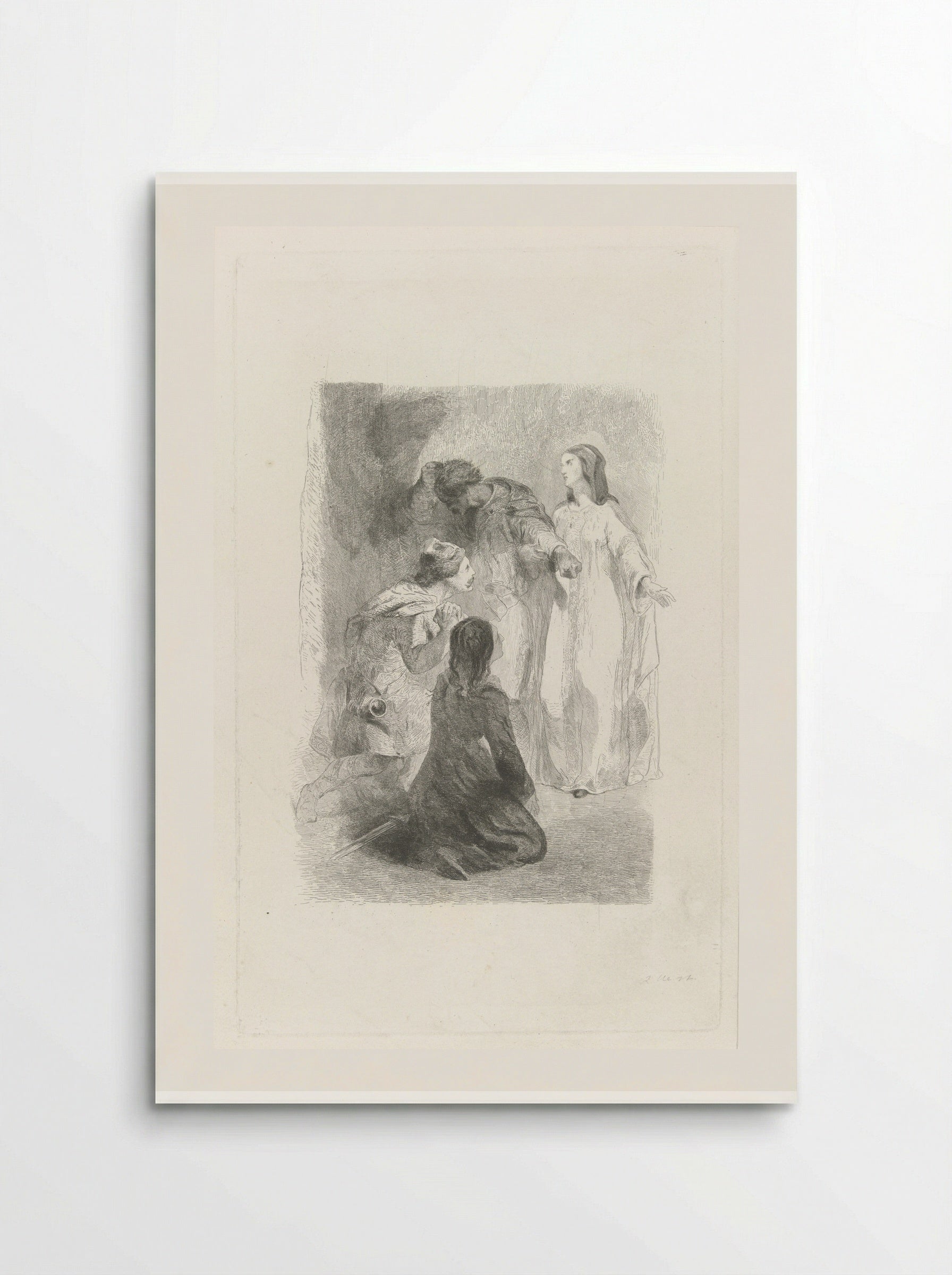 Helene, Wilfried en zijn moeder - Charles Rochussen - Poster
