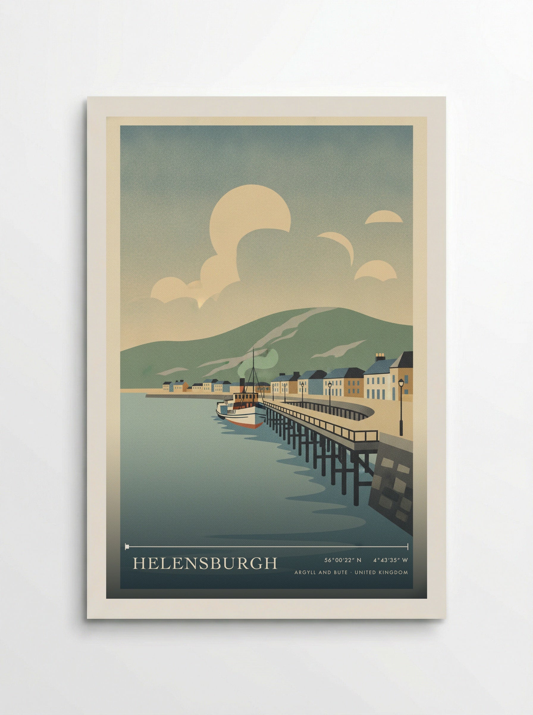 Helensburgh Argyll and Bute United Kingdom Travel Poster - Poster