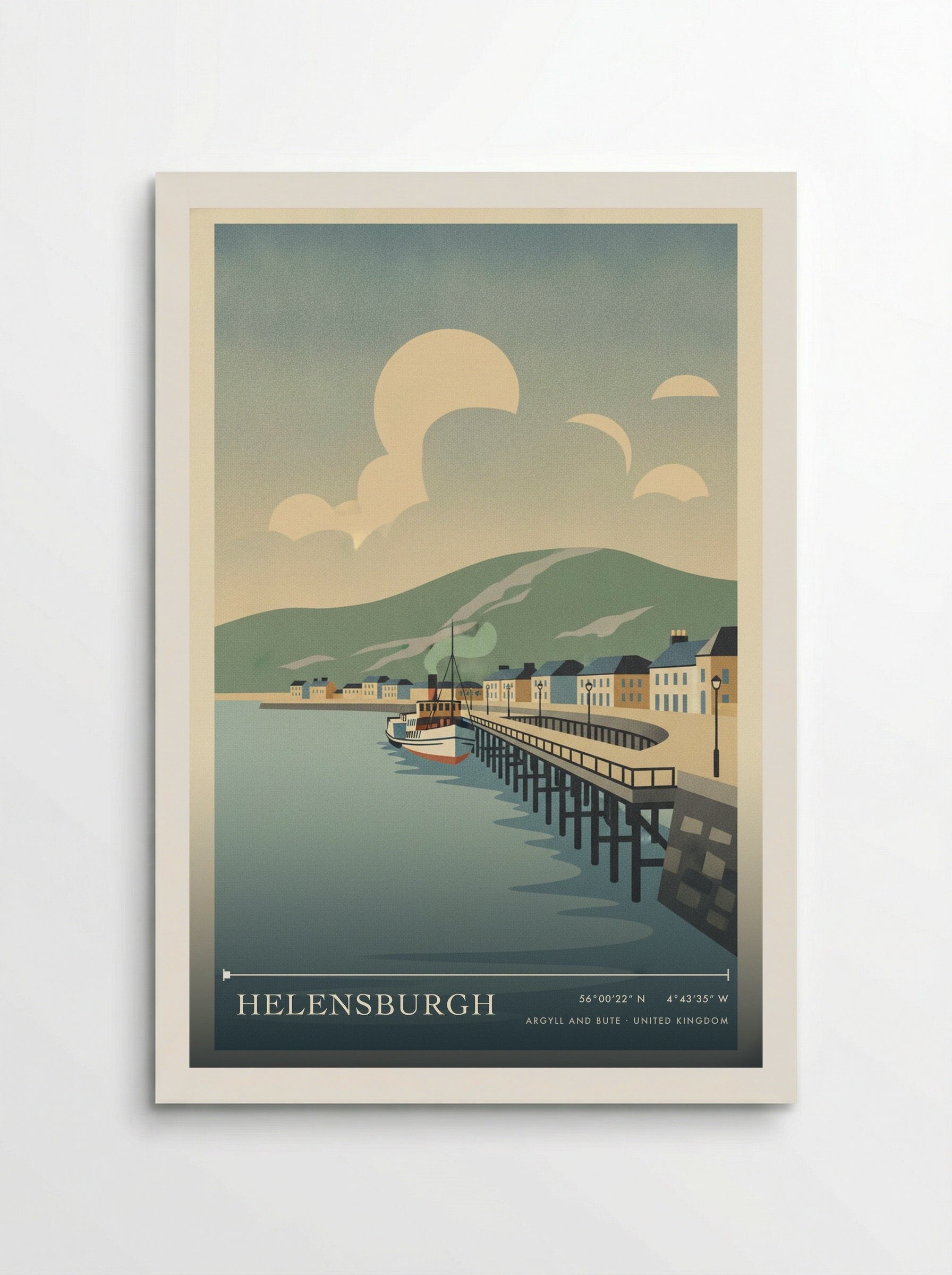 Helensburgh Argyll and Bute United Kingdom Travel Poster - Poster