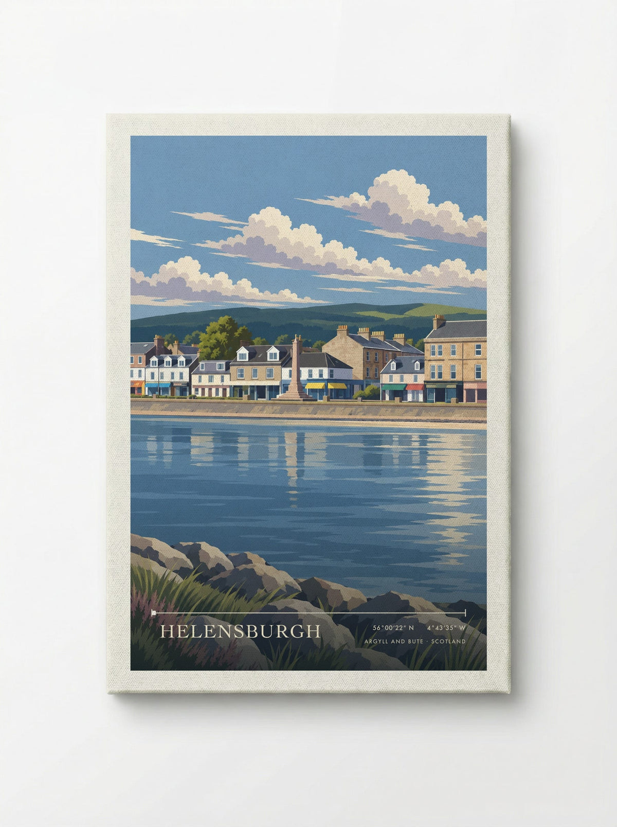 Helensburgh, Argyll and Bute | Travel Poster - Canvas
