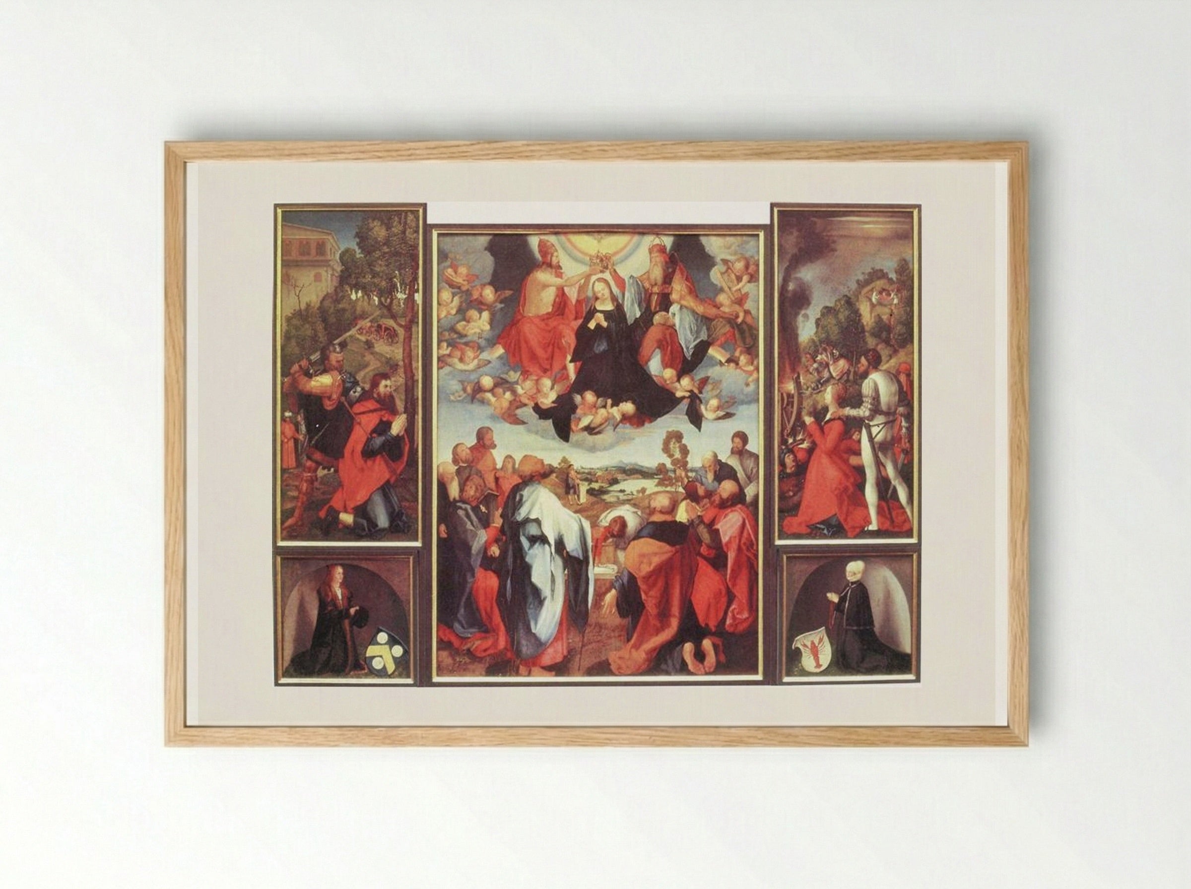 Heller Altarpiece - Matthias Grünewald - Framed Print Wood