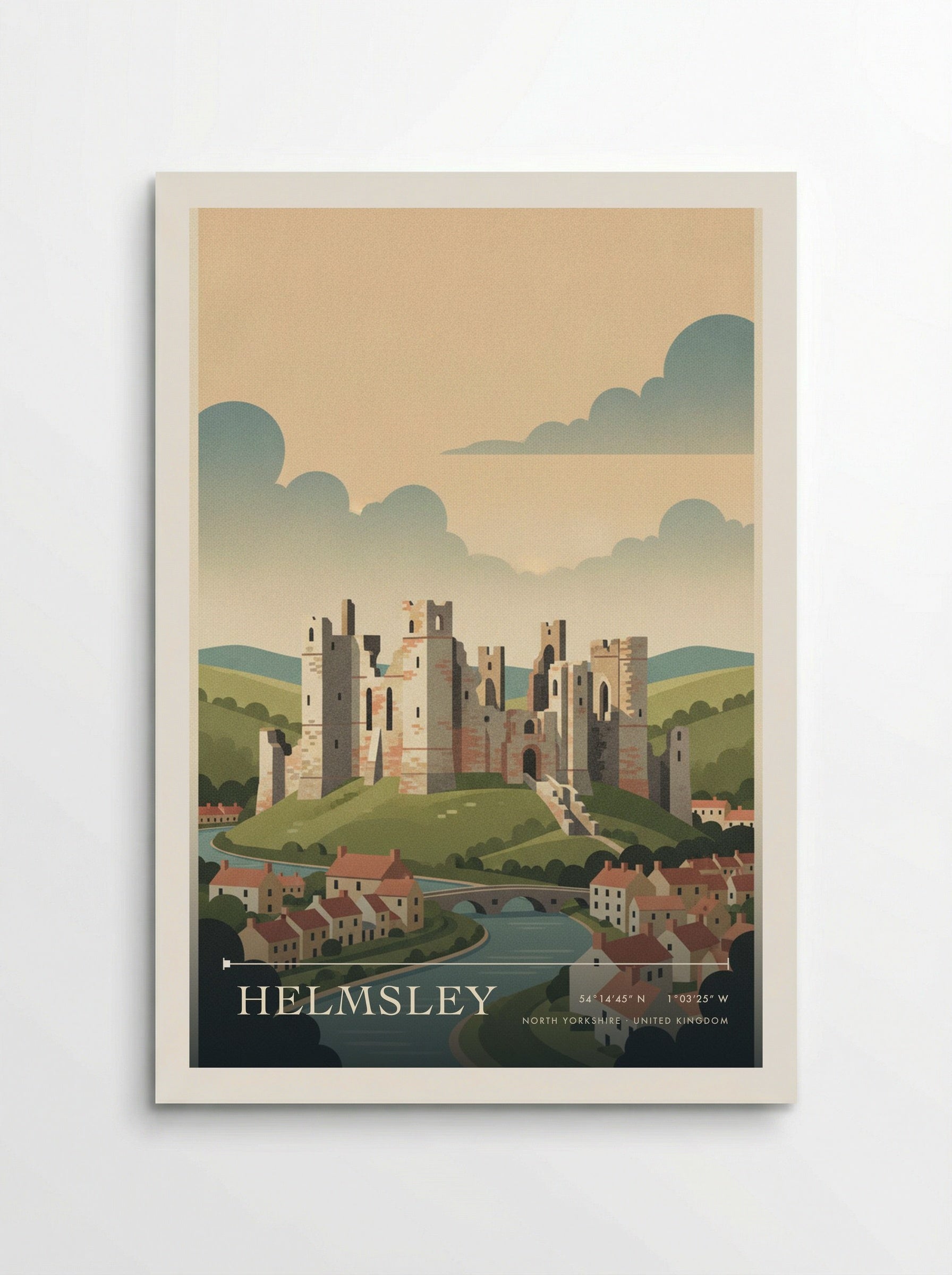 Helmsley North Yorkshire United Kingdom Travel Poster - Poster