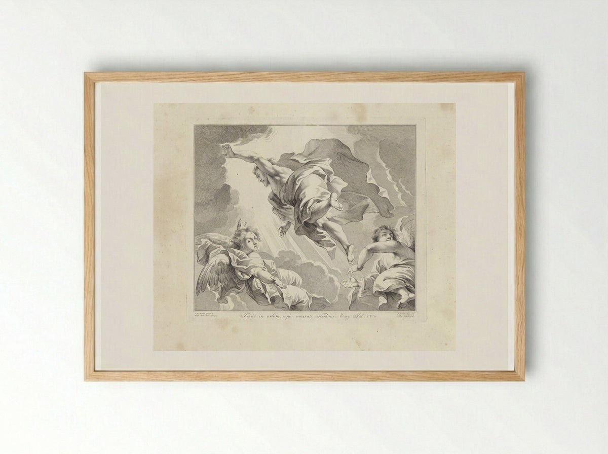 Hemelvaart (The Ascension) - Jan Punt - Framed Print Wood