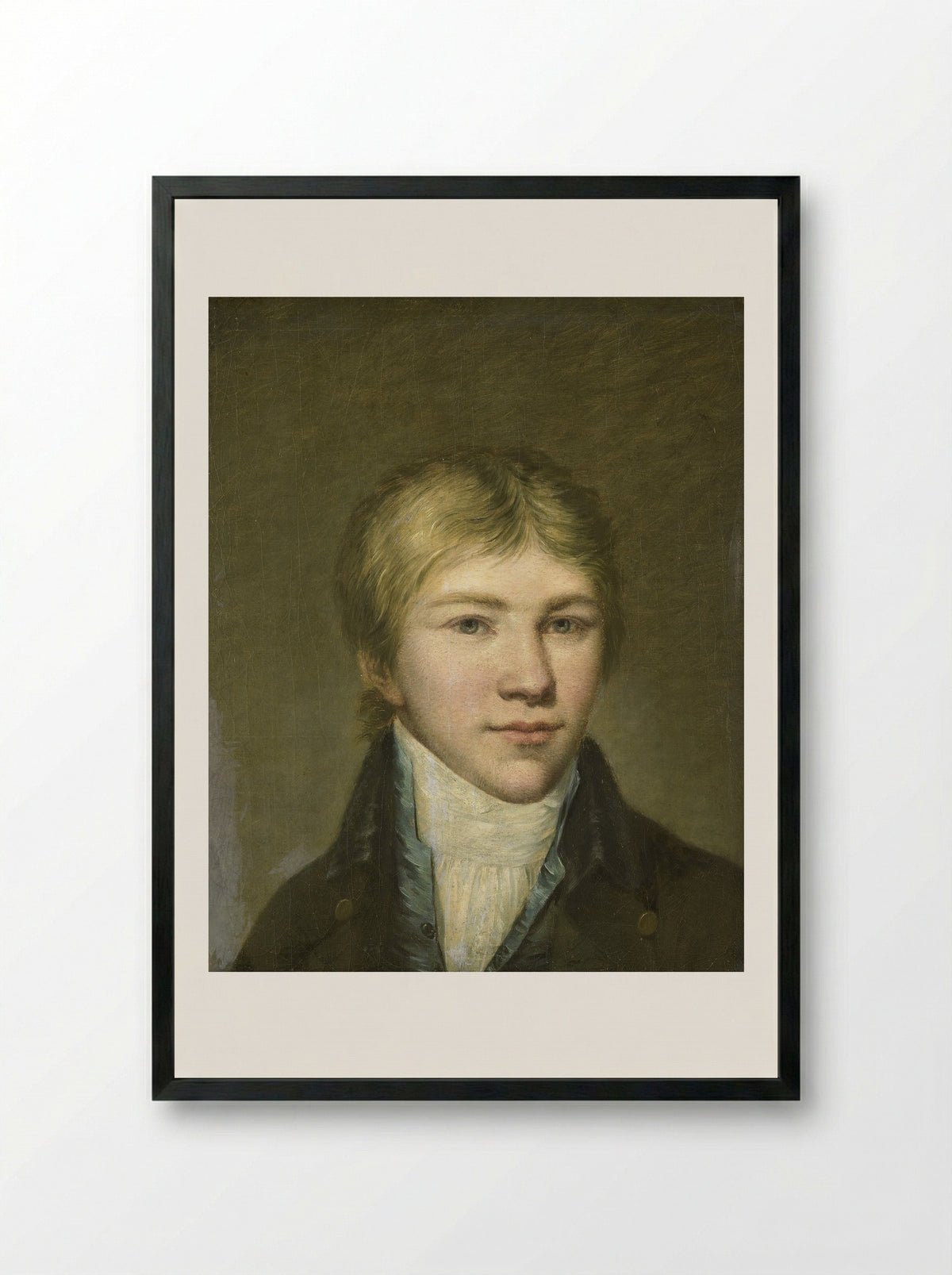 Hendrik Arend van den Brink at Seventeen - Benjamin Wolff - Framed Print Black