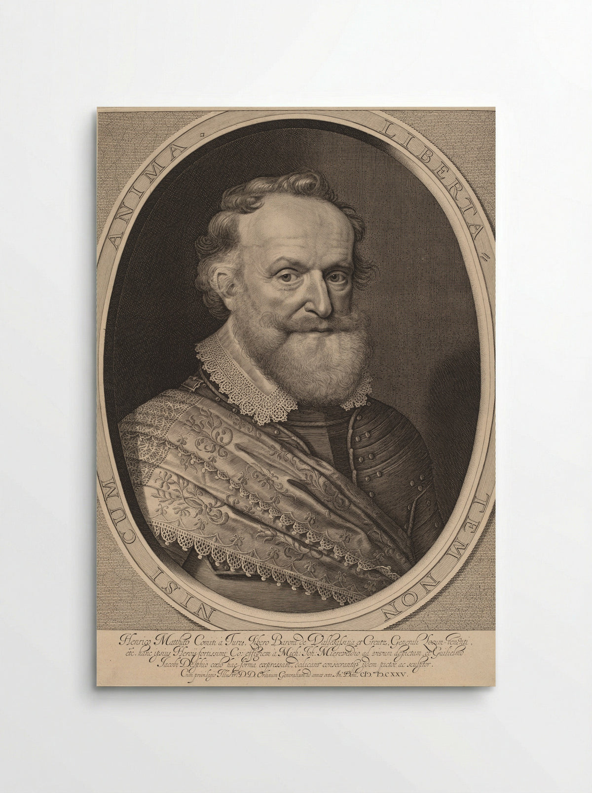 Hendrik Matthias, Count of Thurn - Willem Jacobszoon Delff - Poster