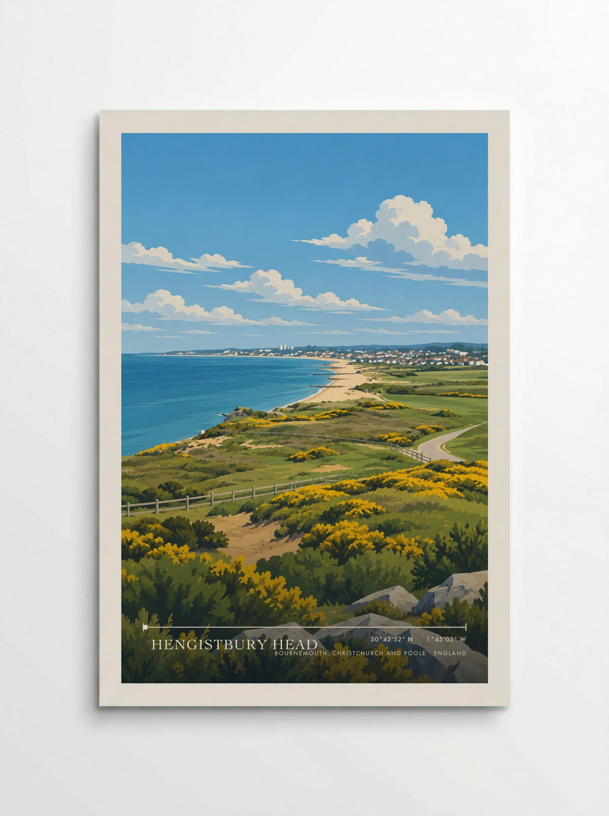 Hengistbury Head, Bournemouth, Christchurch and Poole | Travel Poster - Poster