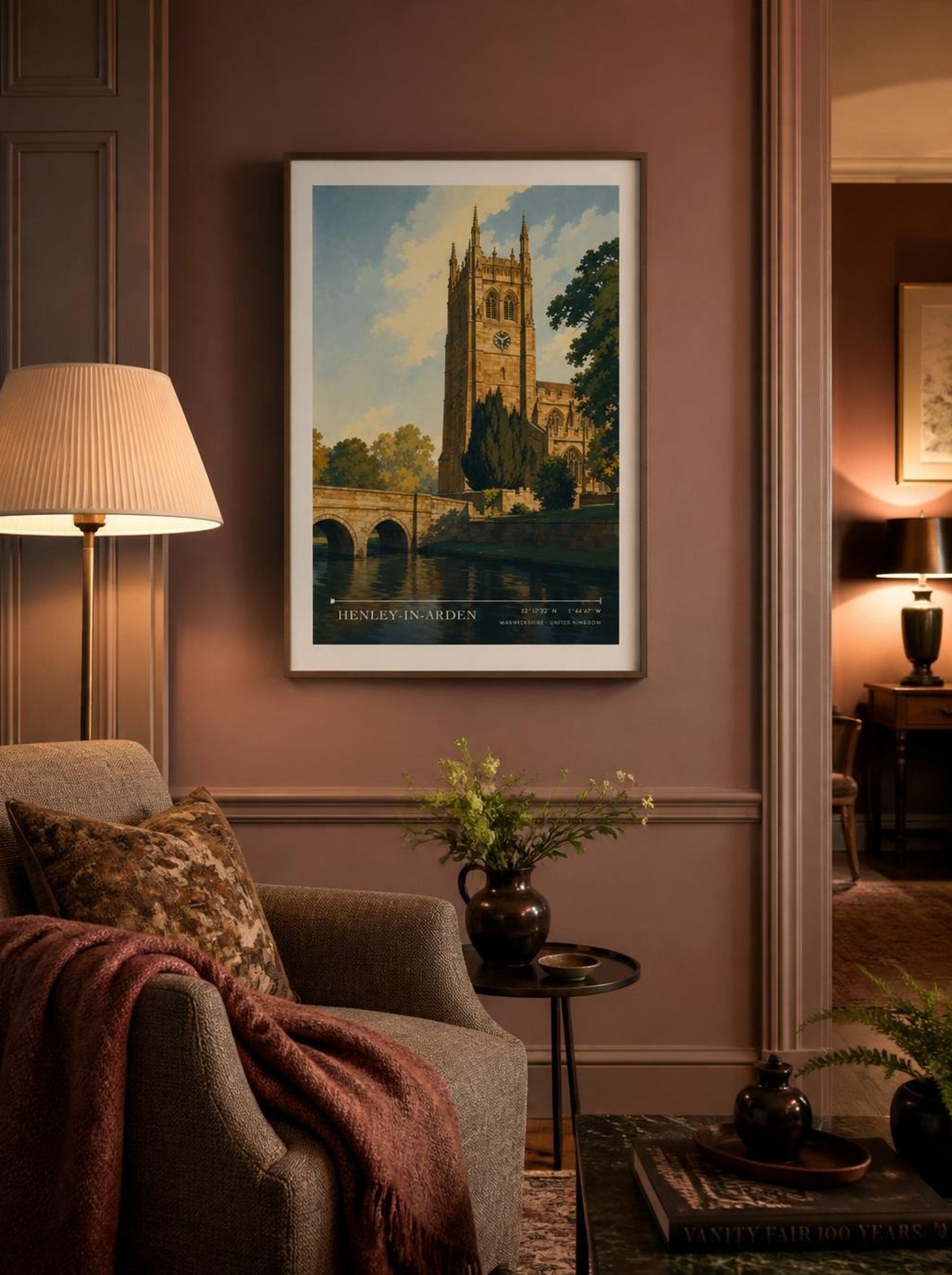 Henley-in-Arden Warwickshire United Kingdom Travel Poster - Lifestyle