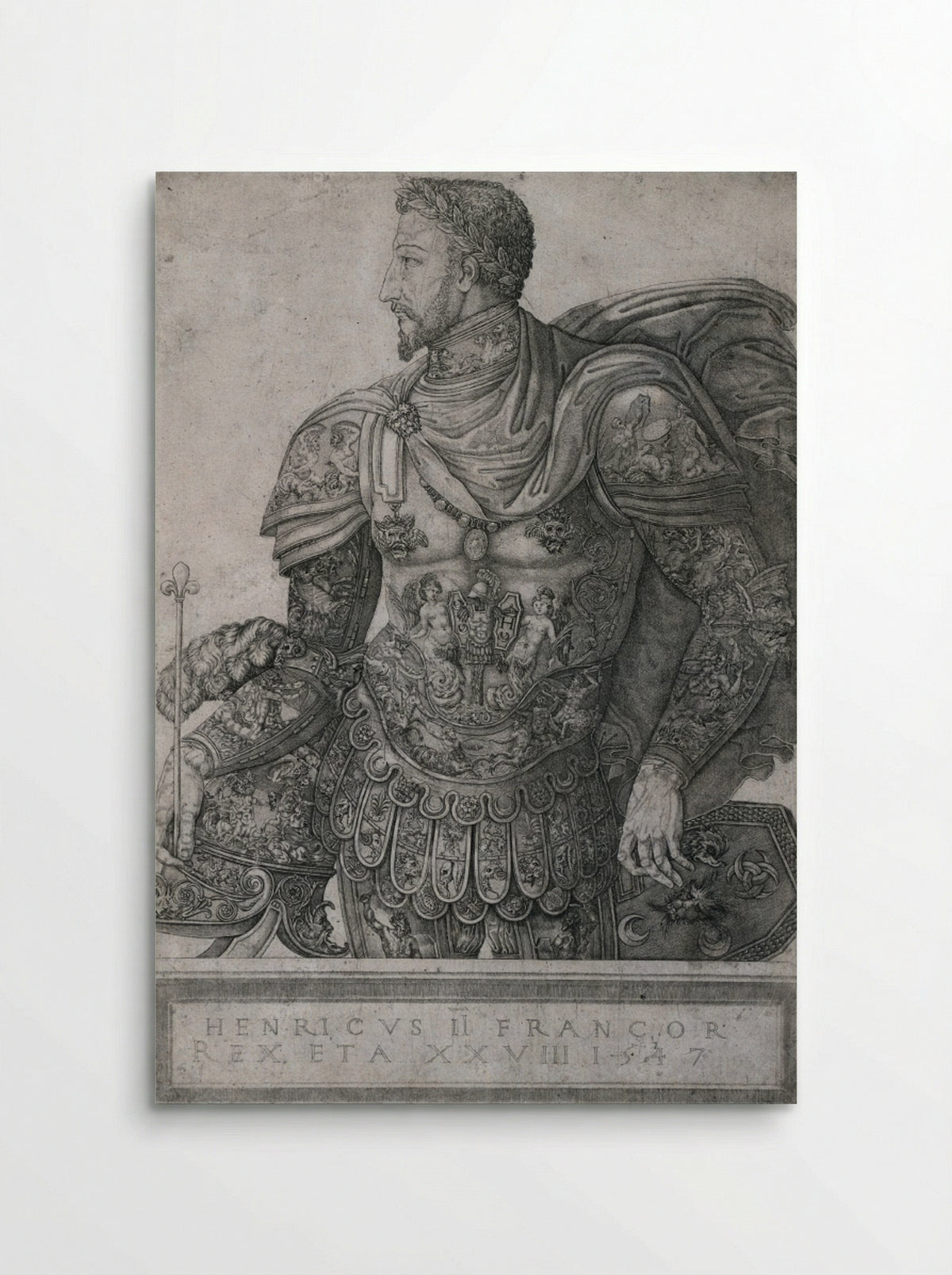 Henri II, King of France, at the age of 28 - Nicolo della Casa - Poster