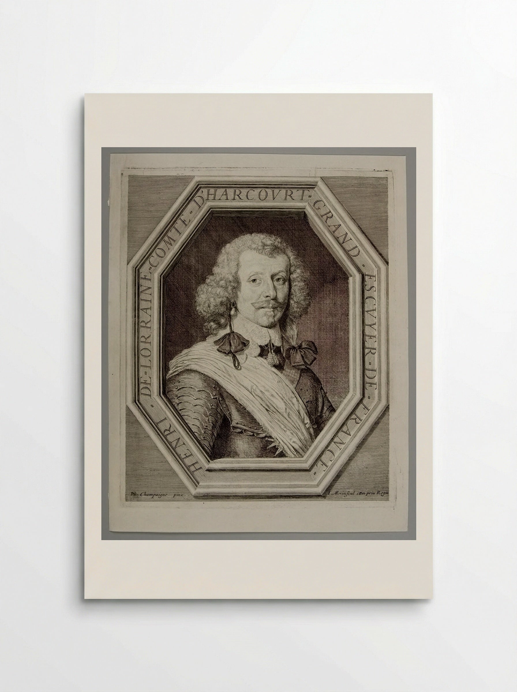 Henri de Lorraine, Comte d'Harcourt, Grand Escuyer de France - Jean Morin - Poster