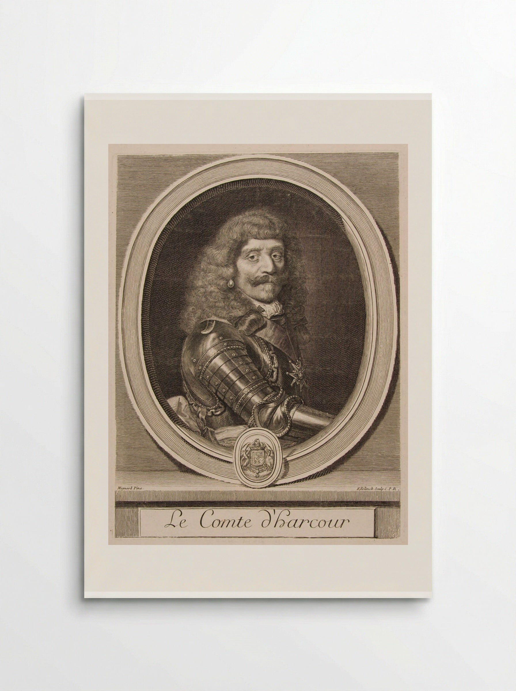 Henri de Lorraine, Comte d'Harcourt - Gérard Edelinck - Poster
