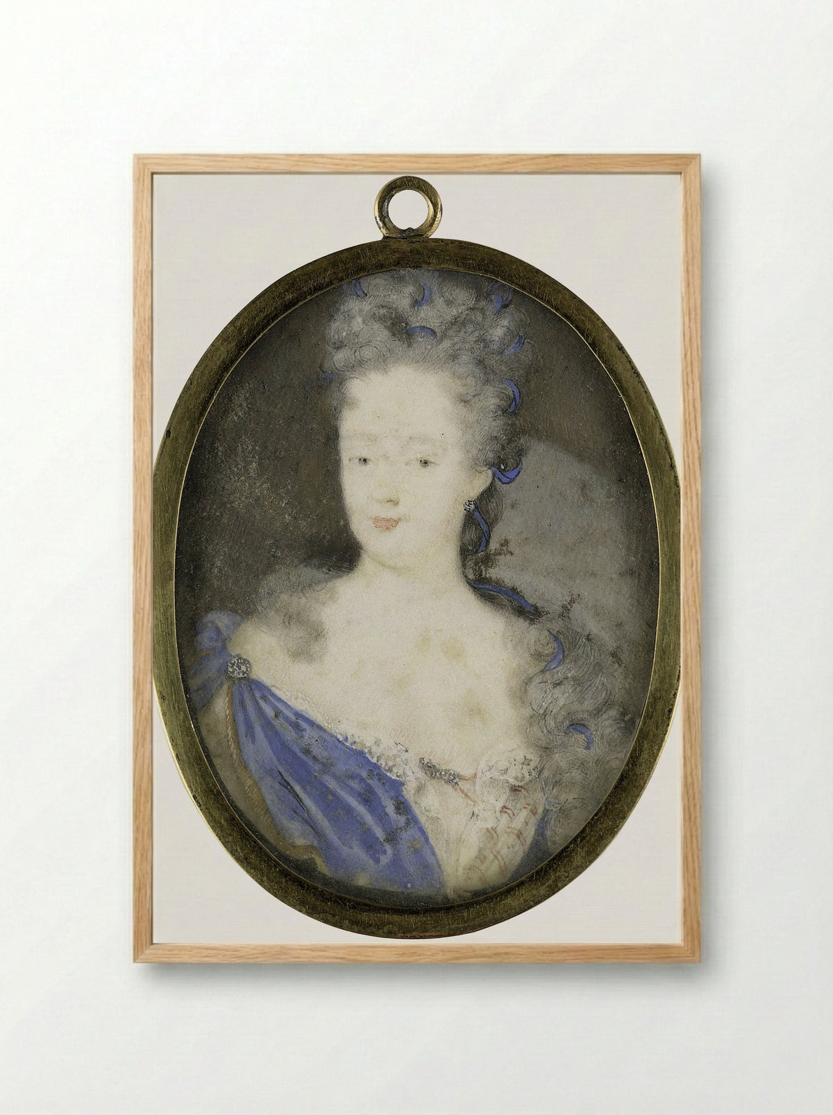 Henriette Amalia van Anhalt-Dessau - Marie Duchatel - Framed Print Wood