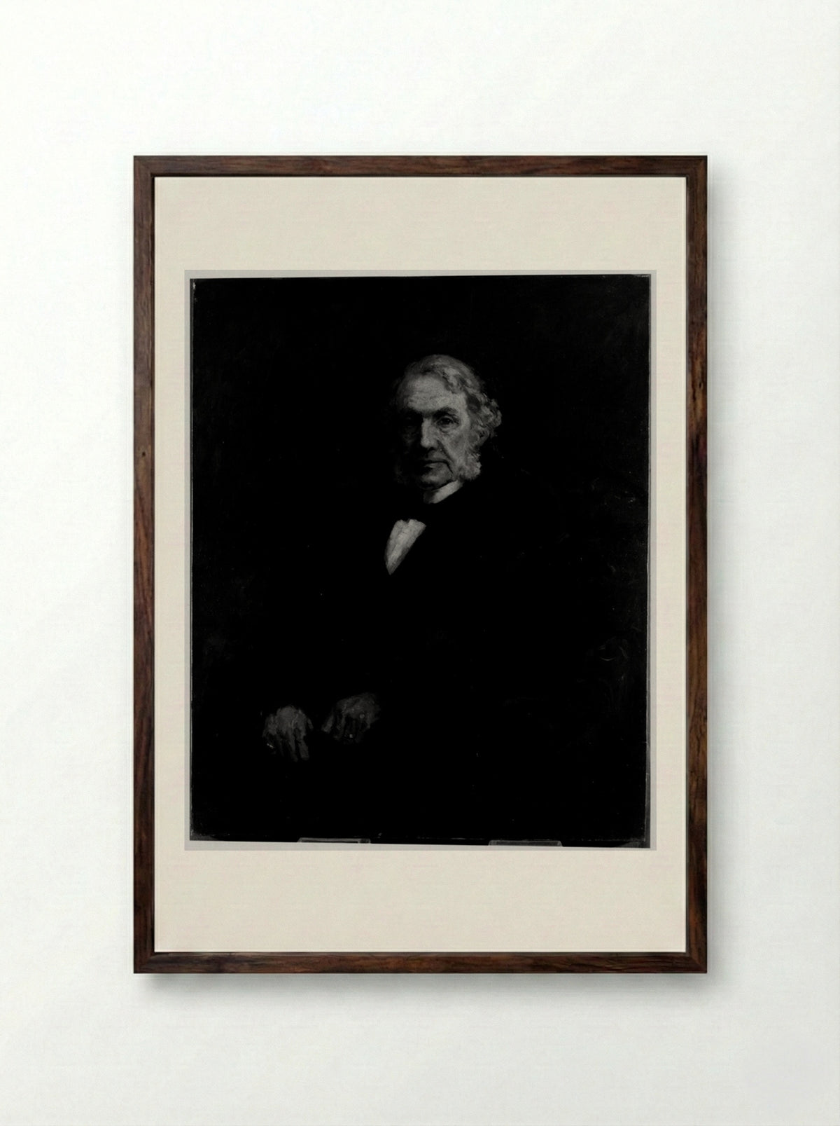 Henry Bromfield Rogers - Marie Danforth Page - Framed Print Dark Wood