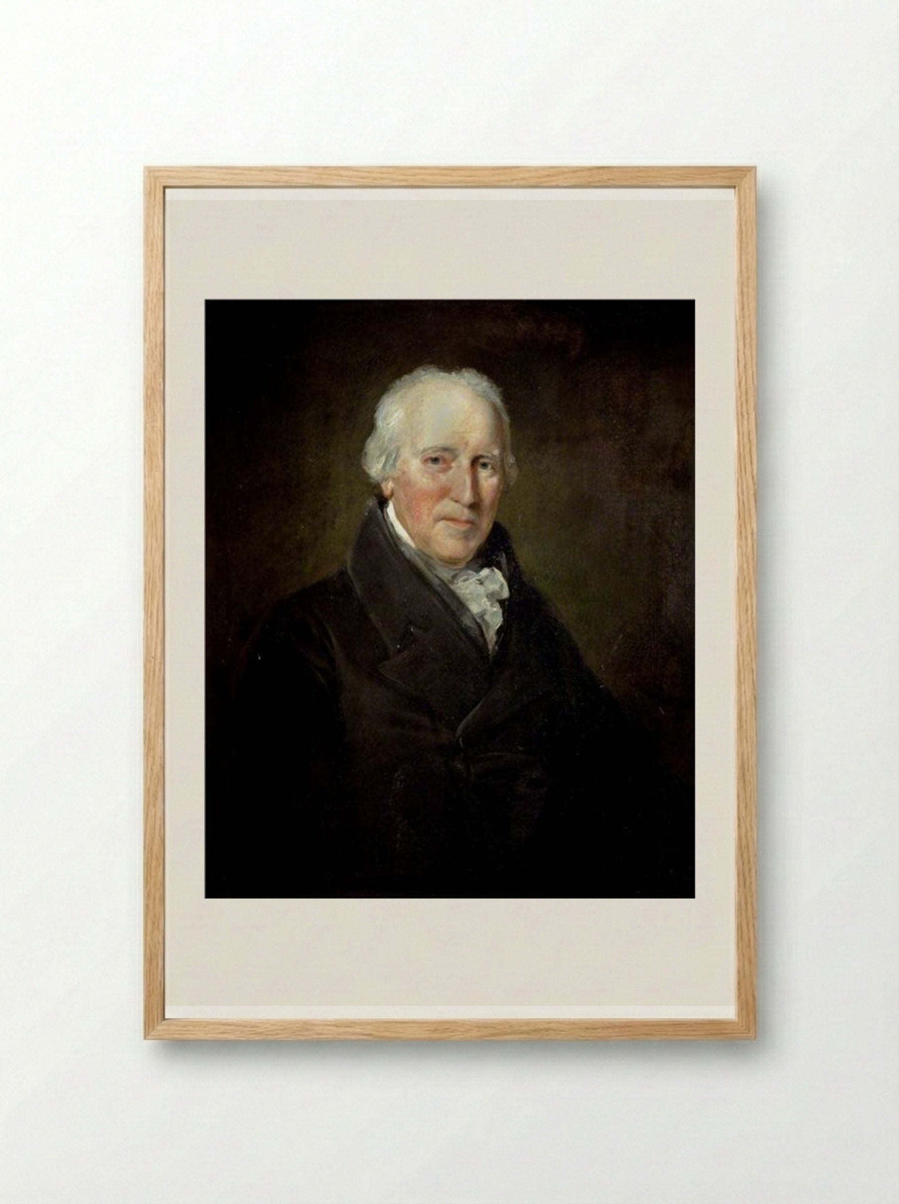 Henry Cowper, Clerk Assistant in the Parliament Office - John Jackson - Framed Print Wood