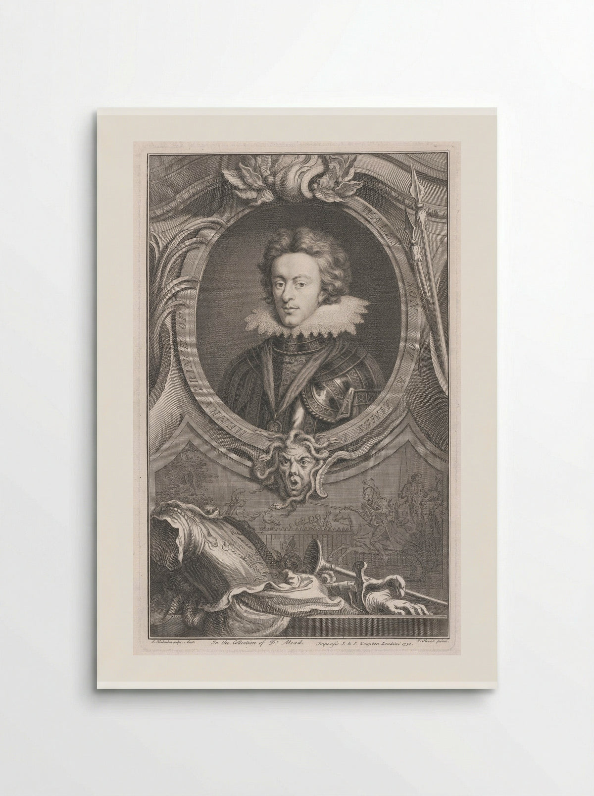 Henry Prince of Wales, Son of King James I - Jacobus Houbraken - Poster
