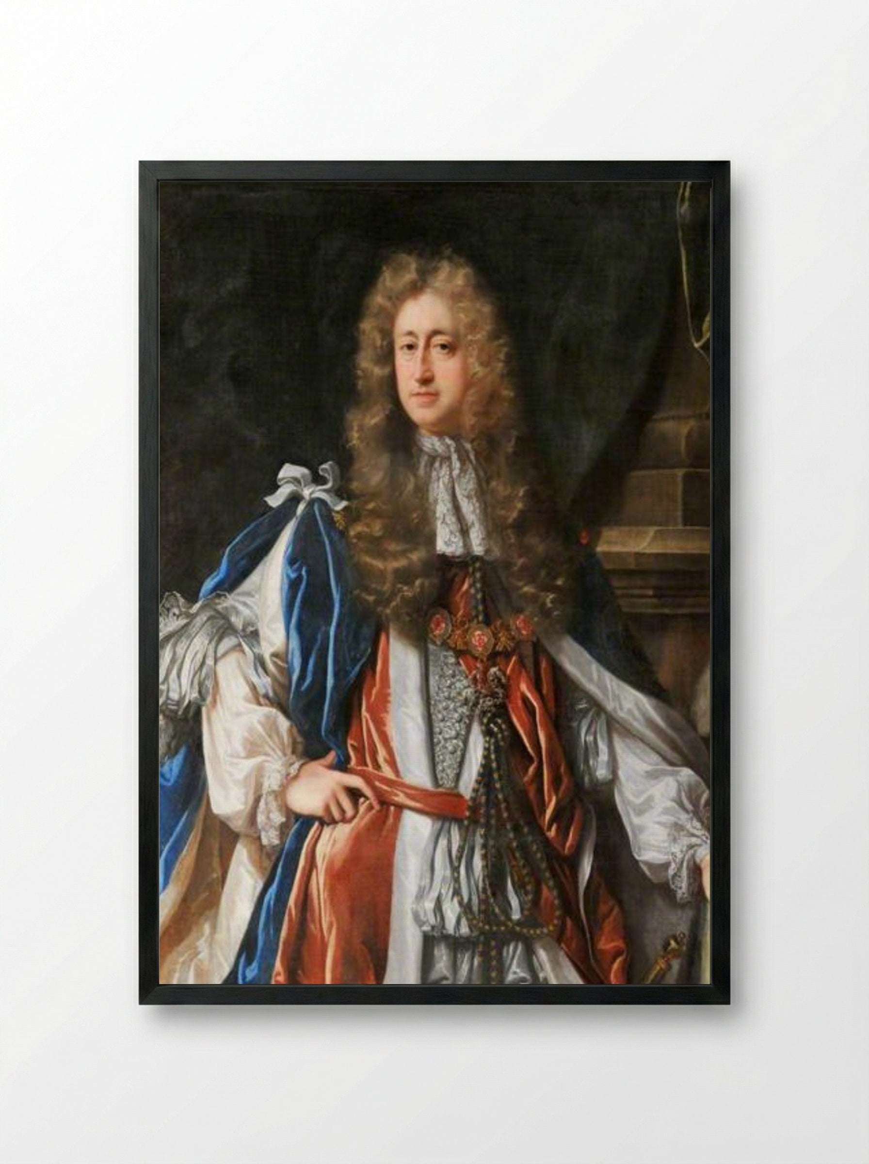Henry Somerset, 1st Duke of Beaufort - John Riley - Framed Print Black