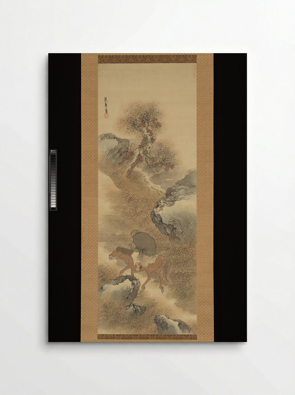 Herb Gatherer in the Mountains - Matsumura Goshun - Poster
