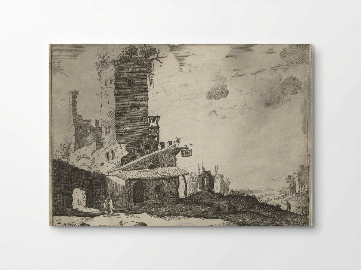 Herberg bij een kapel (Inn by a Chapel) - Laurens Barata - Poster
