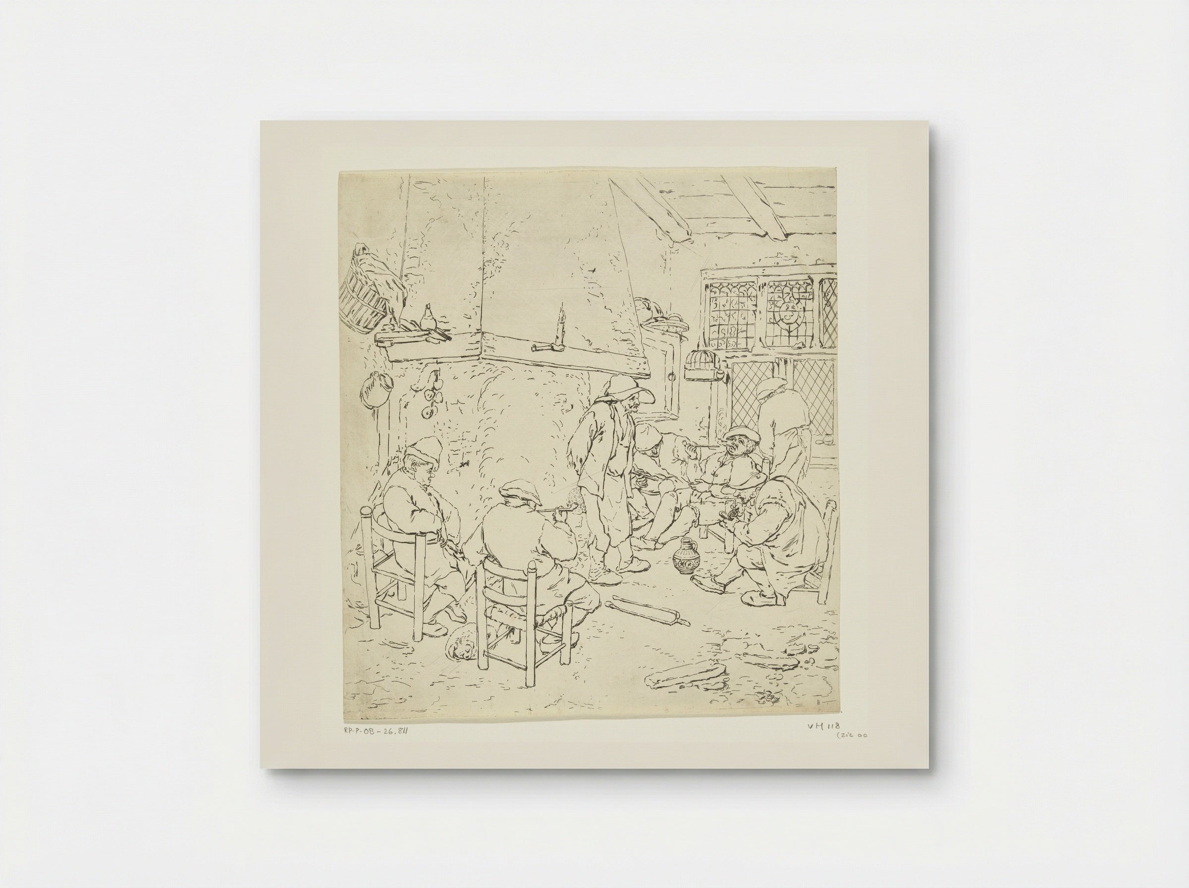 Herberginterieur - Anthonie van den Bos - Poster