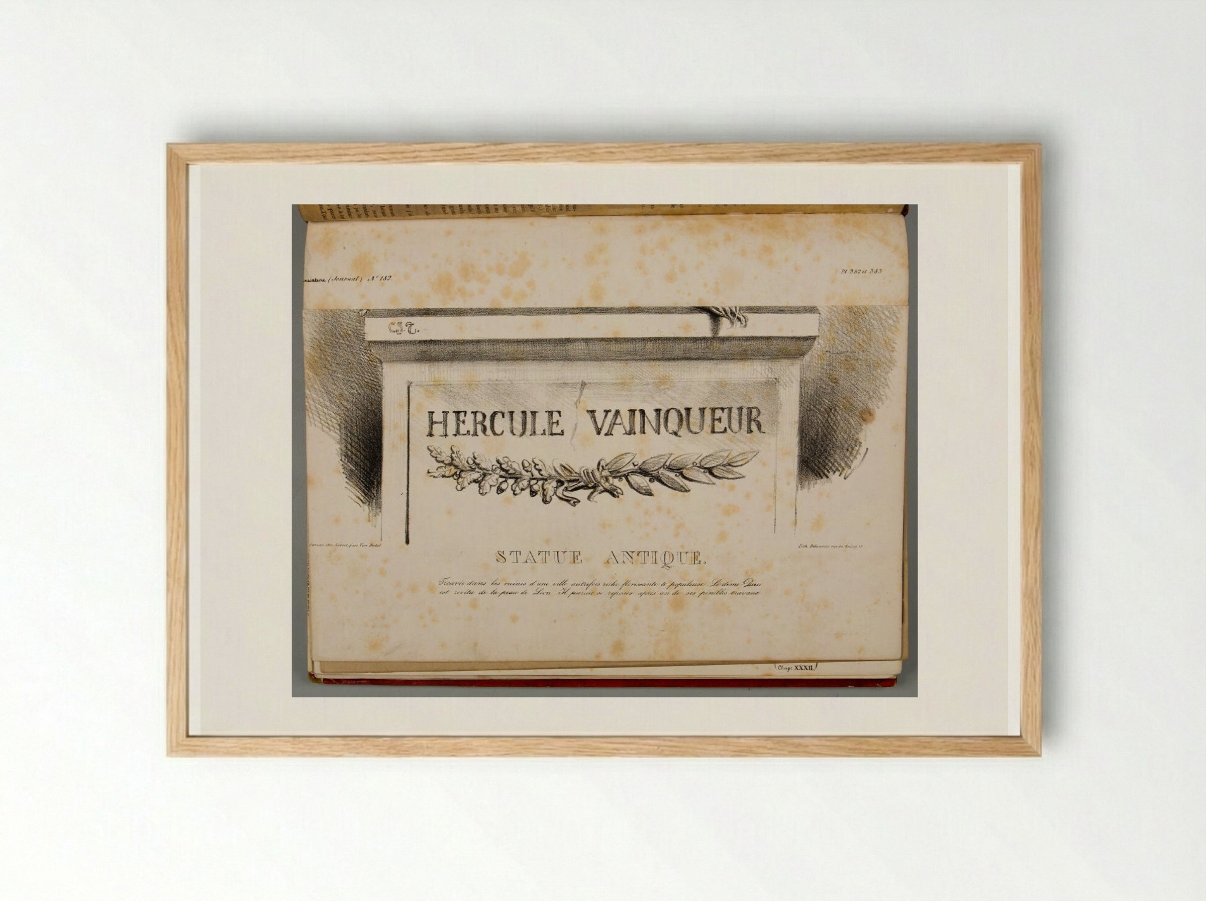 Hercule Vainqueur - Various Artists - Framed Print Wood