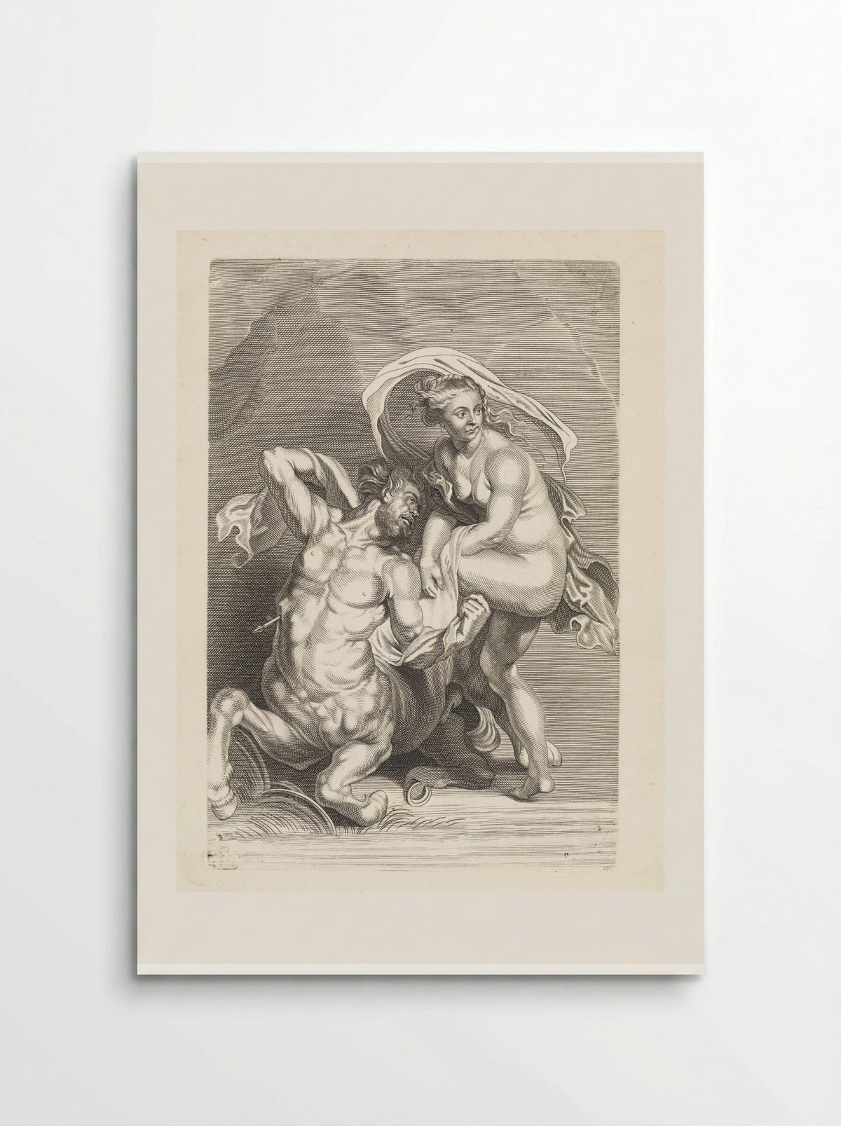 Hercules Slaying Nessus - Paulus Pontius - Poster