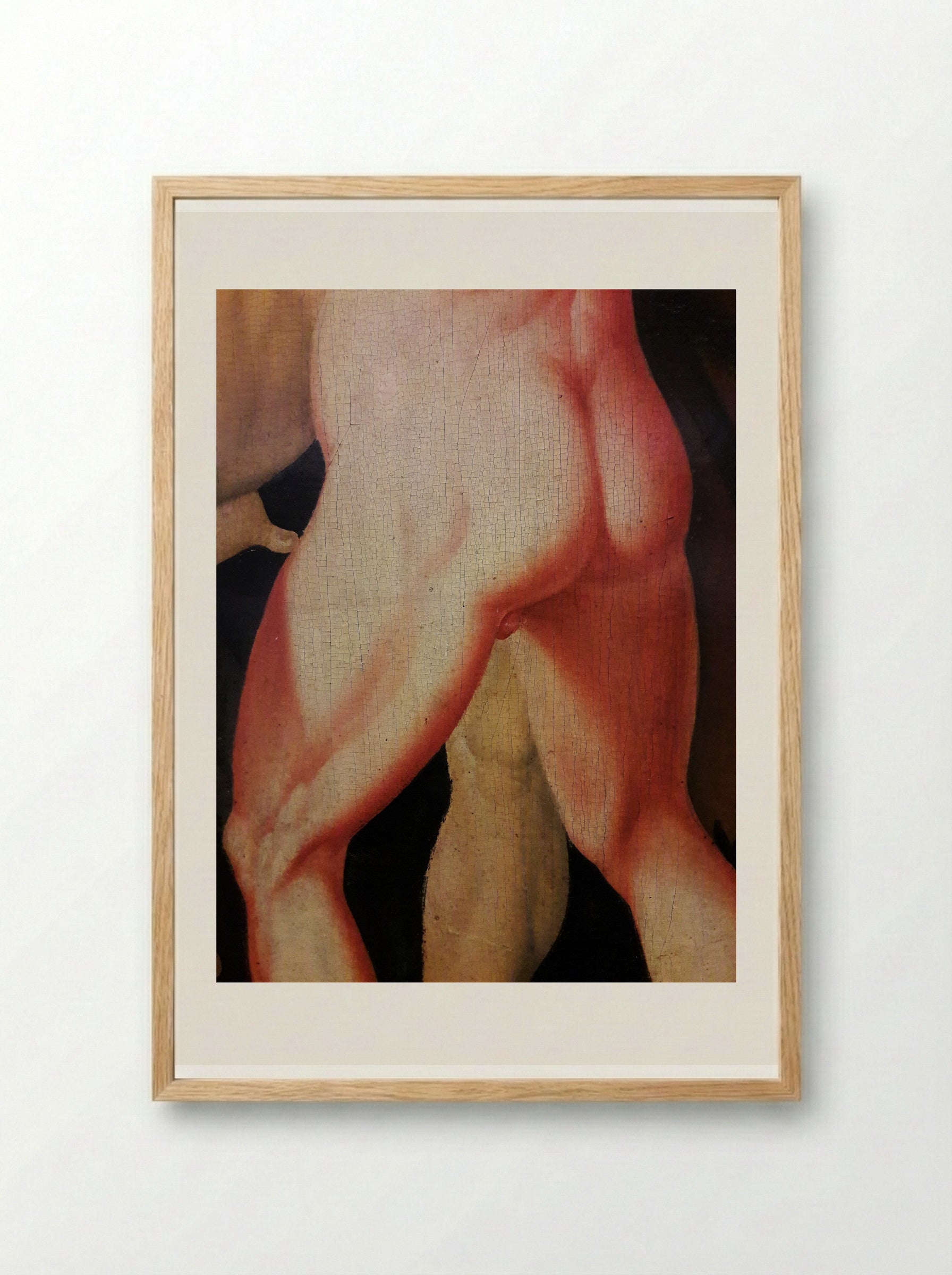 Hercules and Antaeus - Hans Baldung Grien - Framed Print Wood