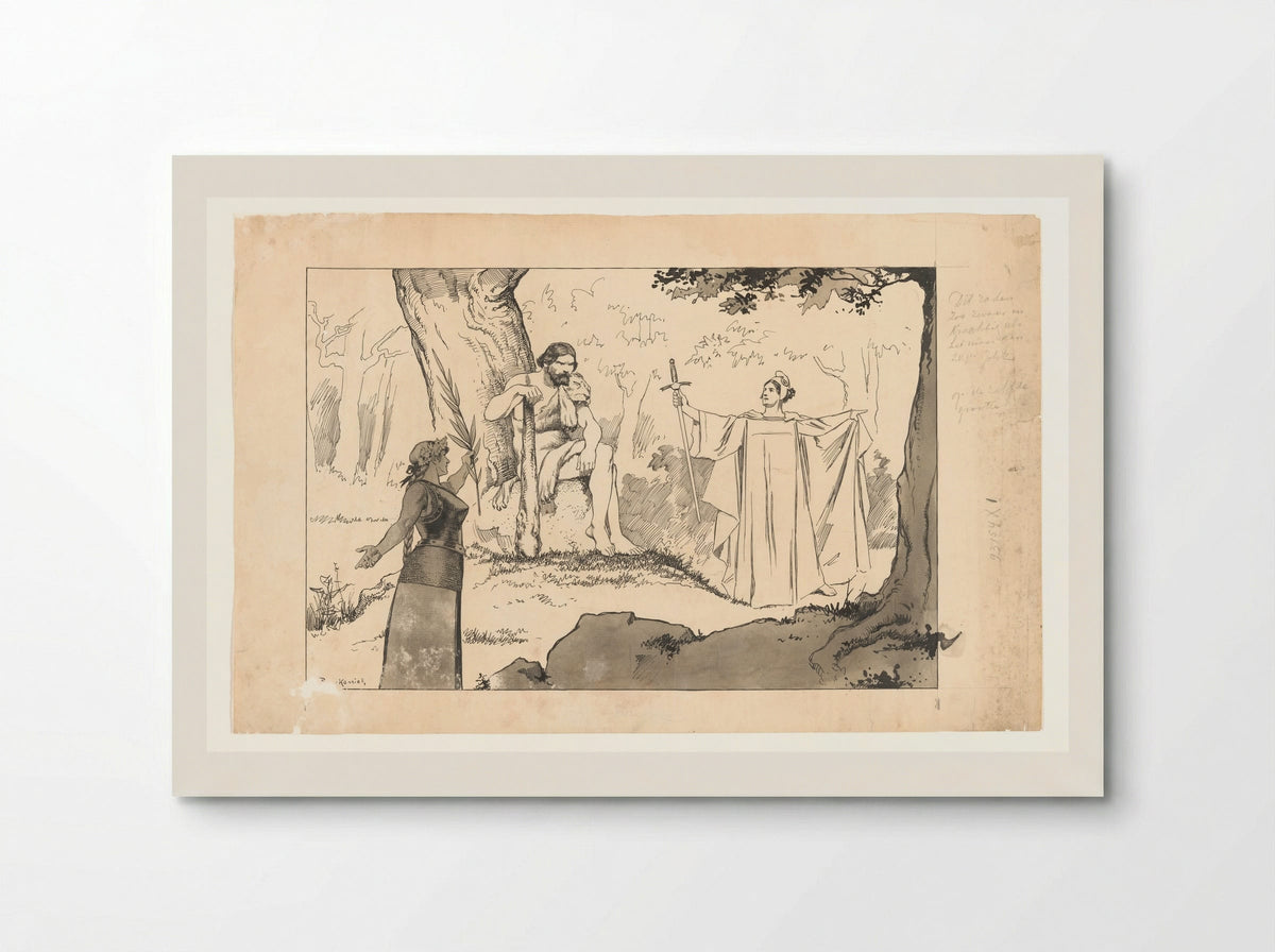 Hercules at the Crossroads - Johan Braakensiek - Poster