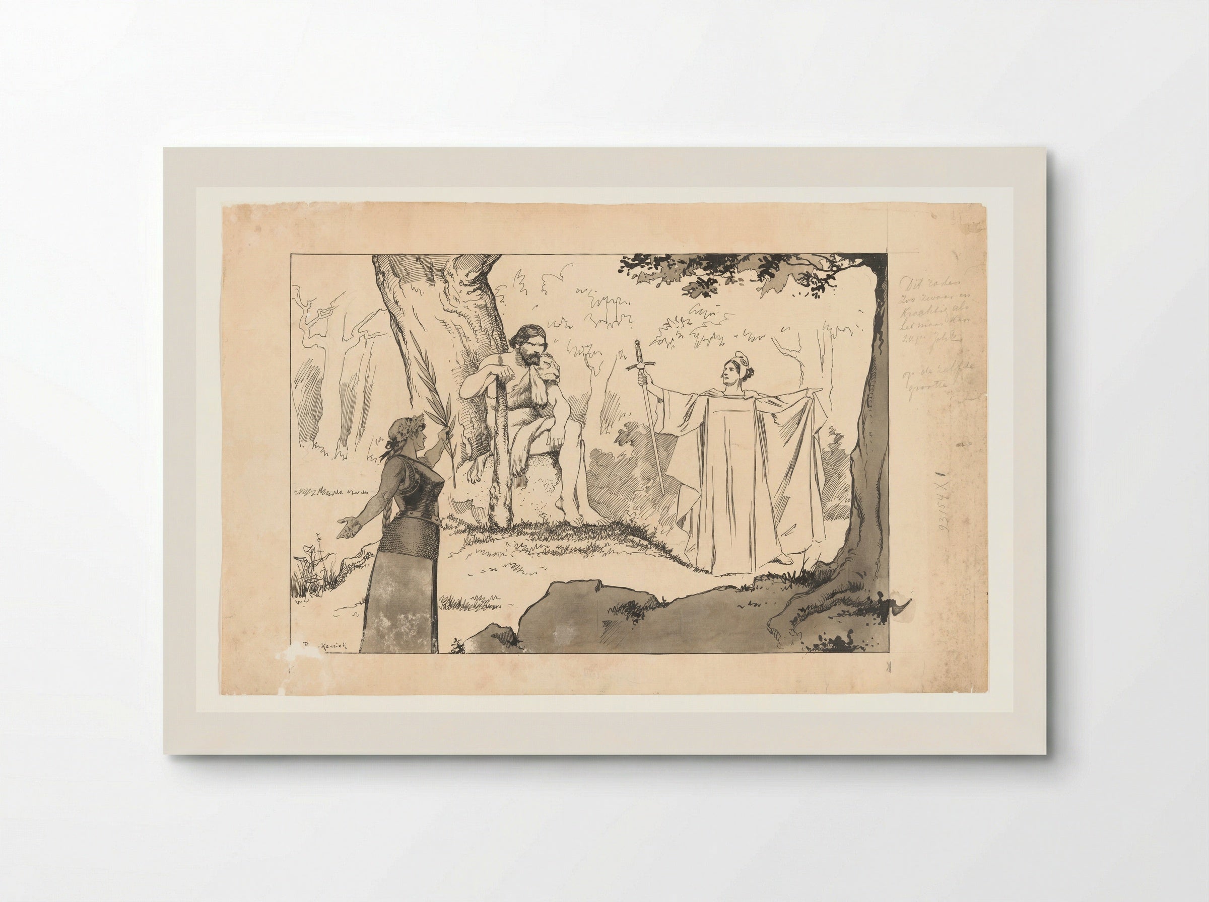 Hercules at the Crossroads - Johan Braakensiek - Poster