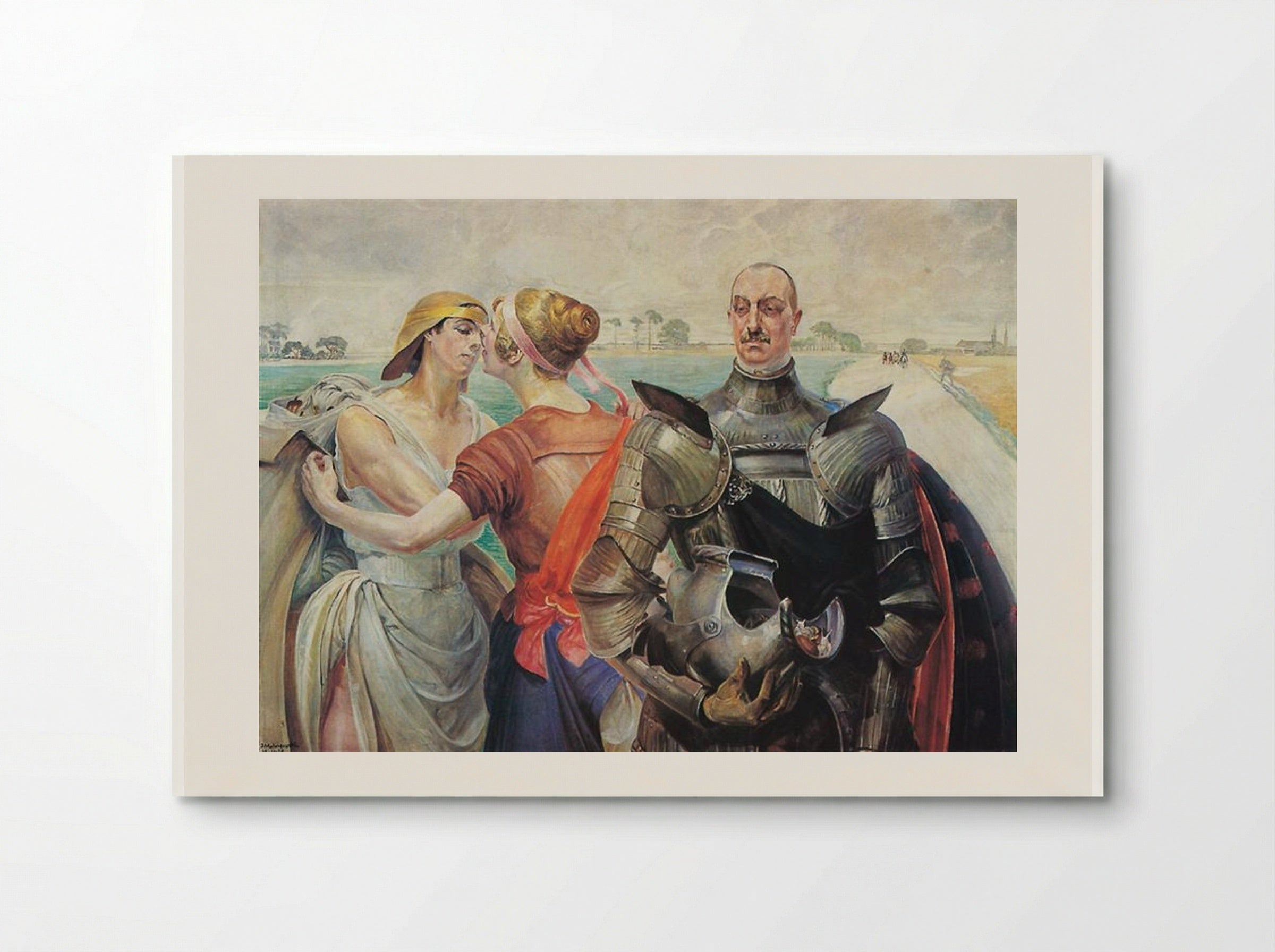Hercules on the Crossroad - Jacek Malczewski - Poster