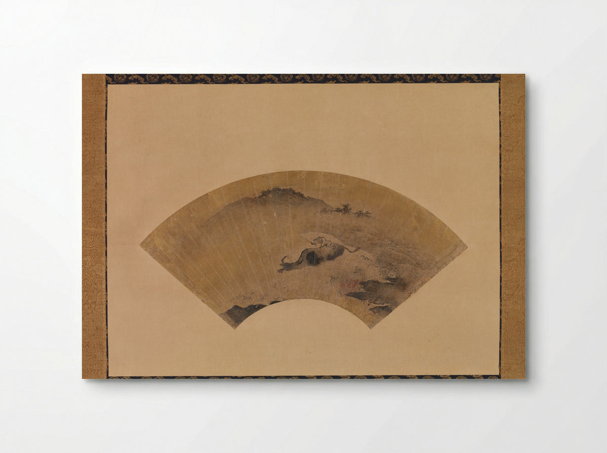 Herd Boy with Ox - Kano Masanobu - Poster