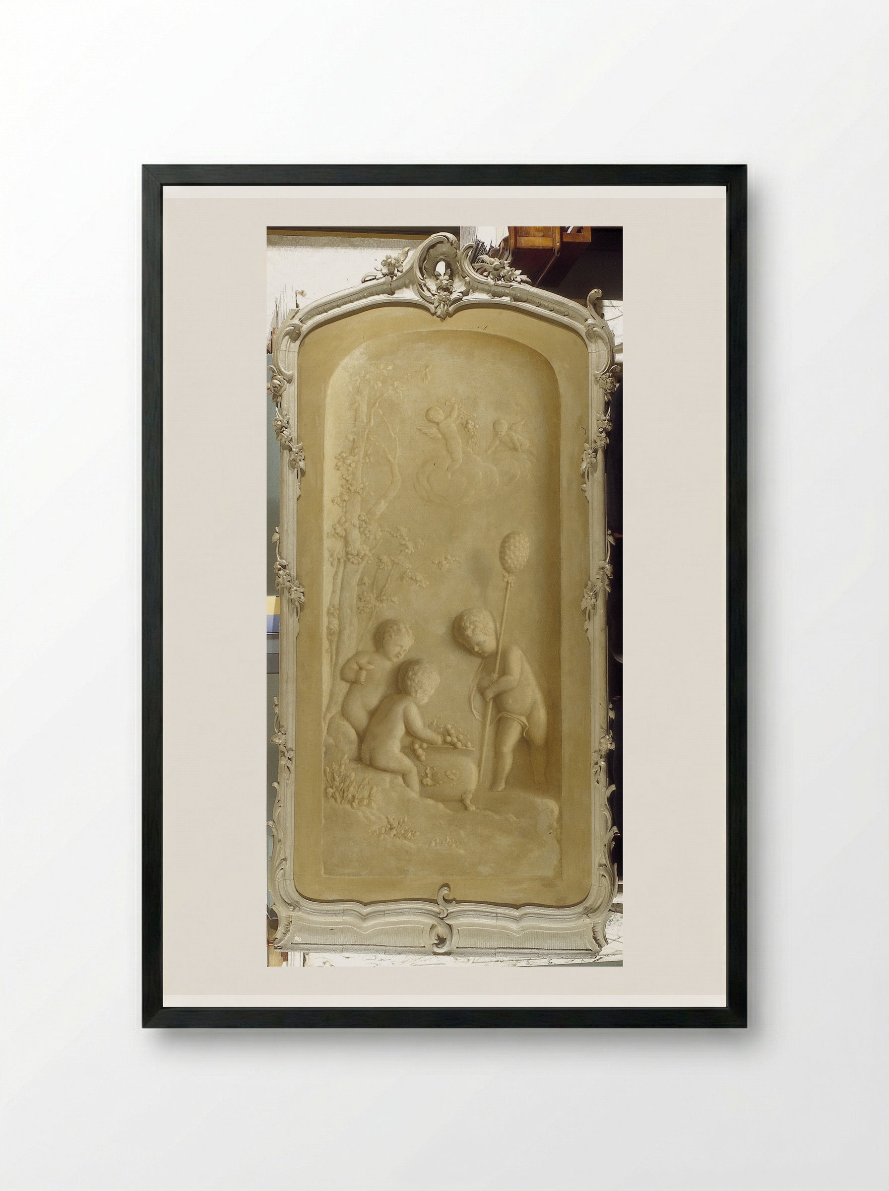 Herfst (Autumn) - Jacob de Wit - Framed Print Black