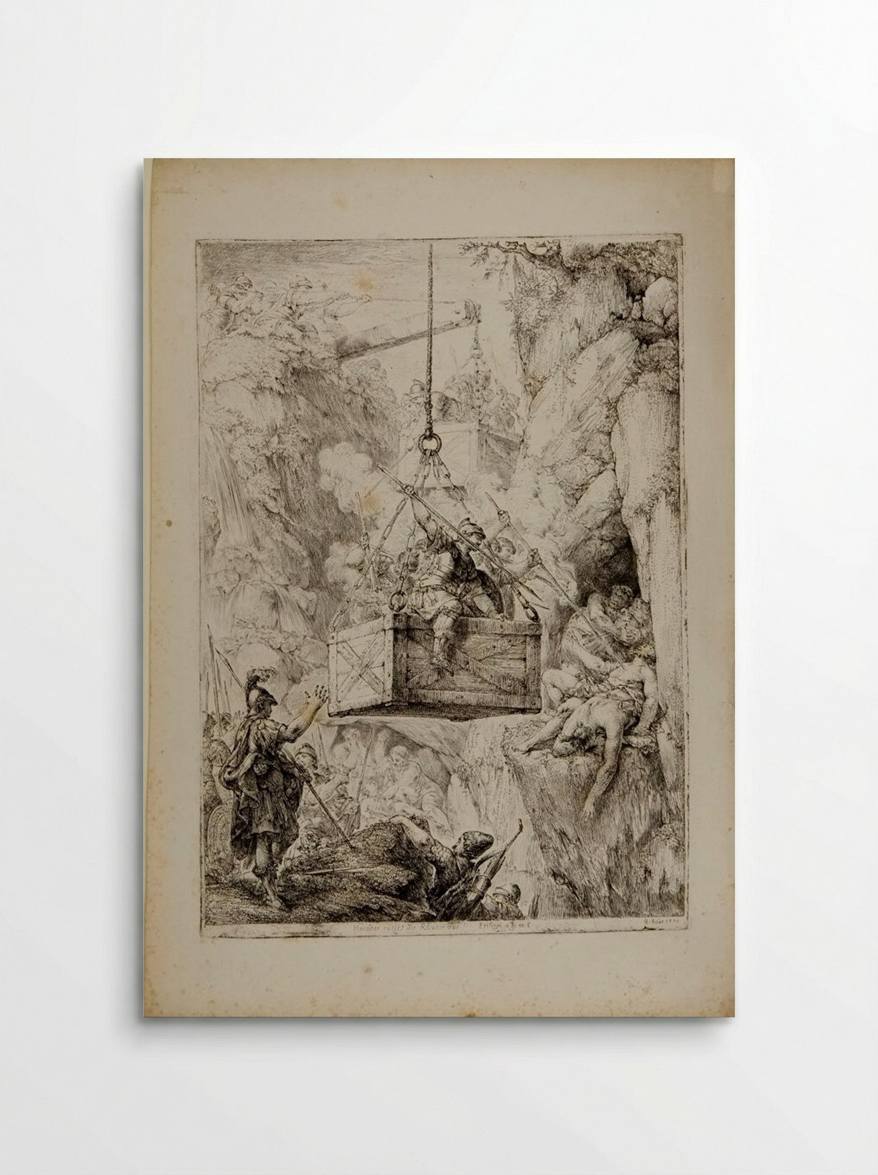 Herod Destroying a Band of Robbers - Christian Bernhard Rode - Poster