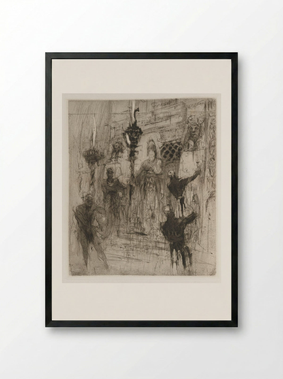 Herodias: Frontispiece - William Walcot - Framed Print Black
