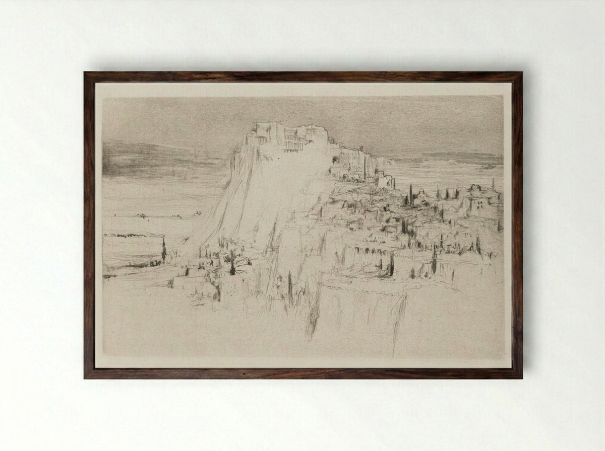 Herodias: Page 3, The citadel of Machaerus - William Walcot - Framed Print Dark Wood