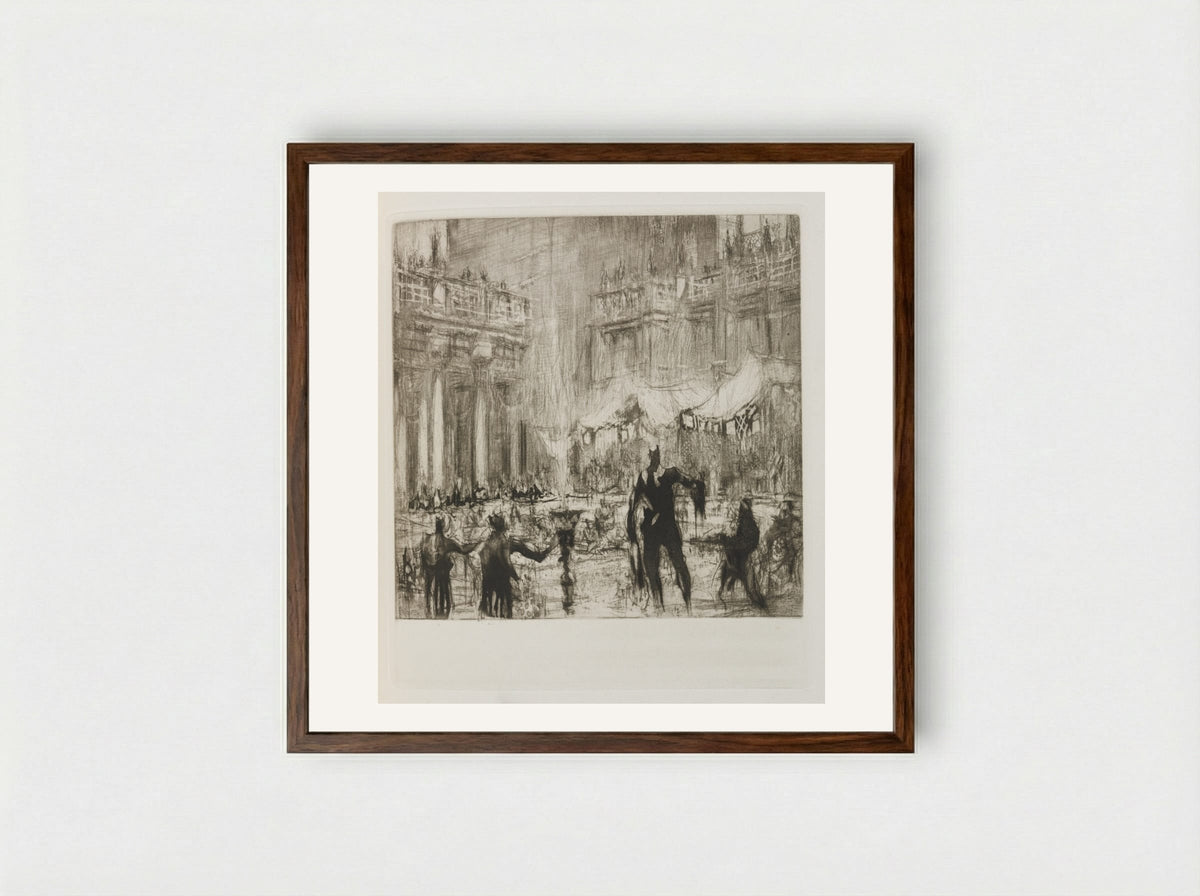 Herodias: Page 45 - William Walcot - Framed Print Dark Wood