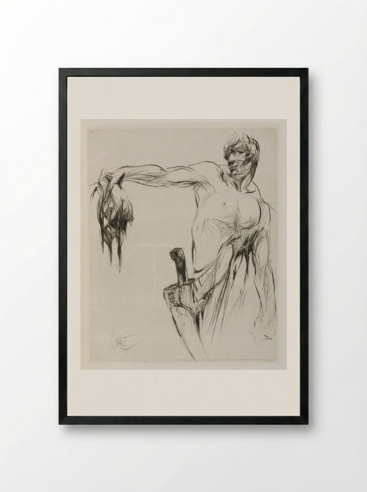 Herodias: Page 53 - William Walcot - Framed Print Black