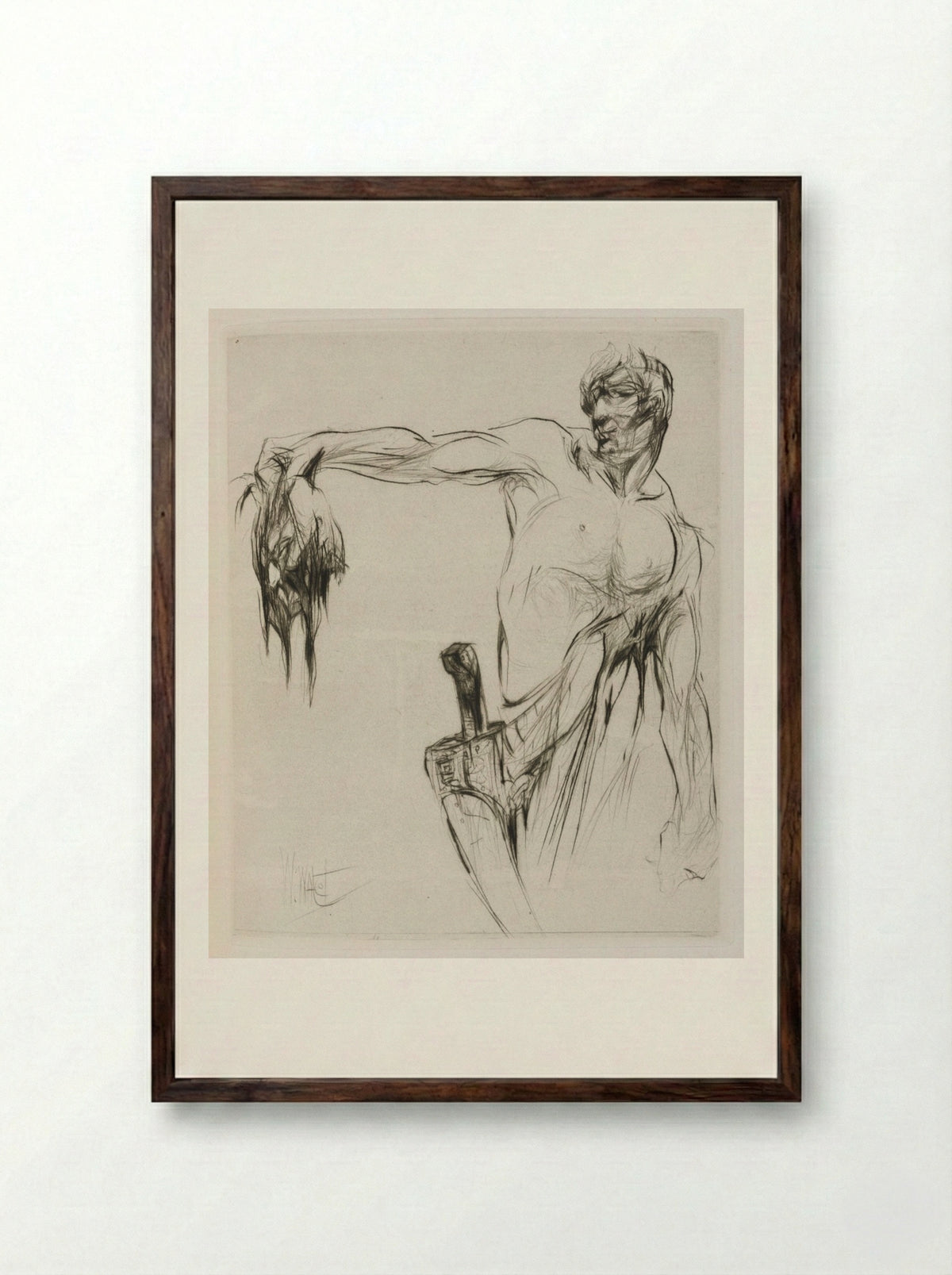 Herodias: Page 53 - William Walcot - Framed Print Dark Wood