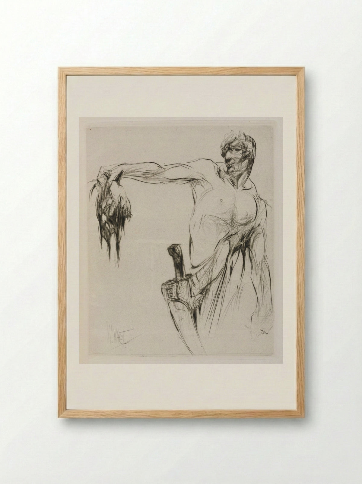 Herodias: Page 53 - William Walcot - Framed Print Wood