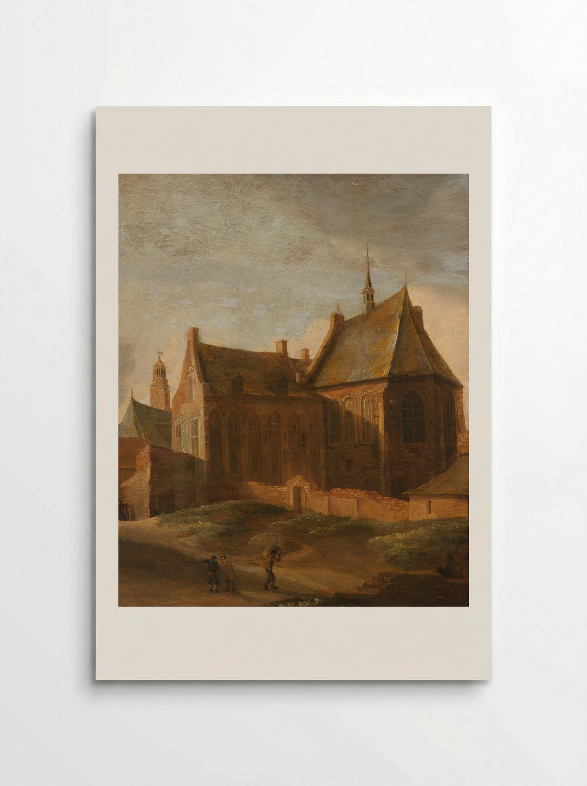 Het Agnietenklooster te Utrecht - Pieter des Ruelles - Poster