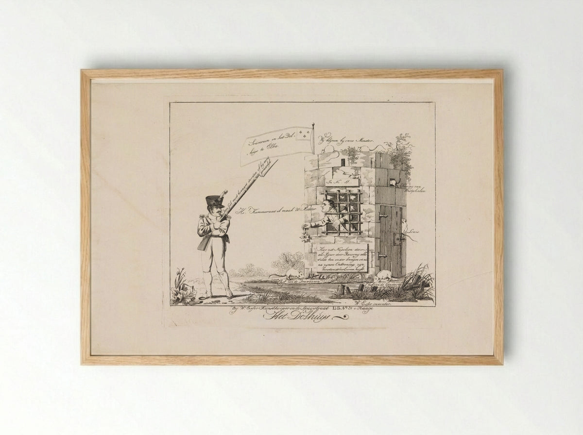 Het Dolhuijs - Wijnand Esser - Framed Print Wood