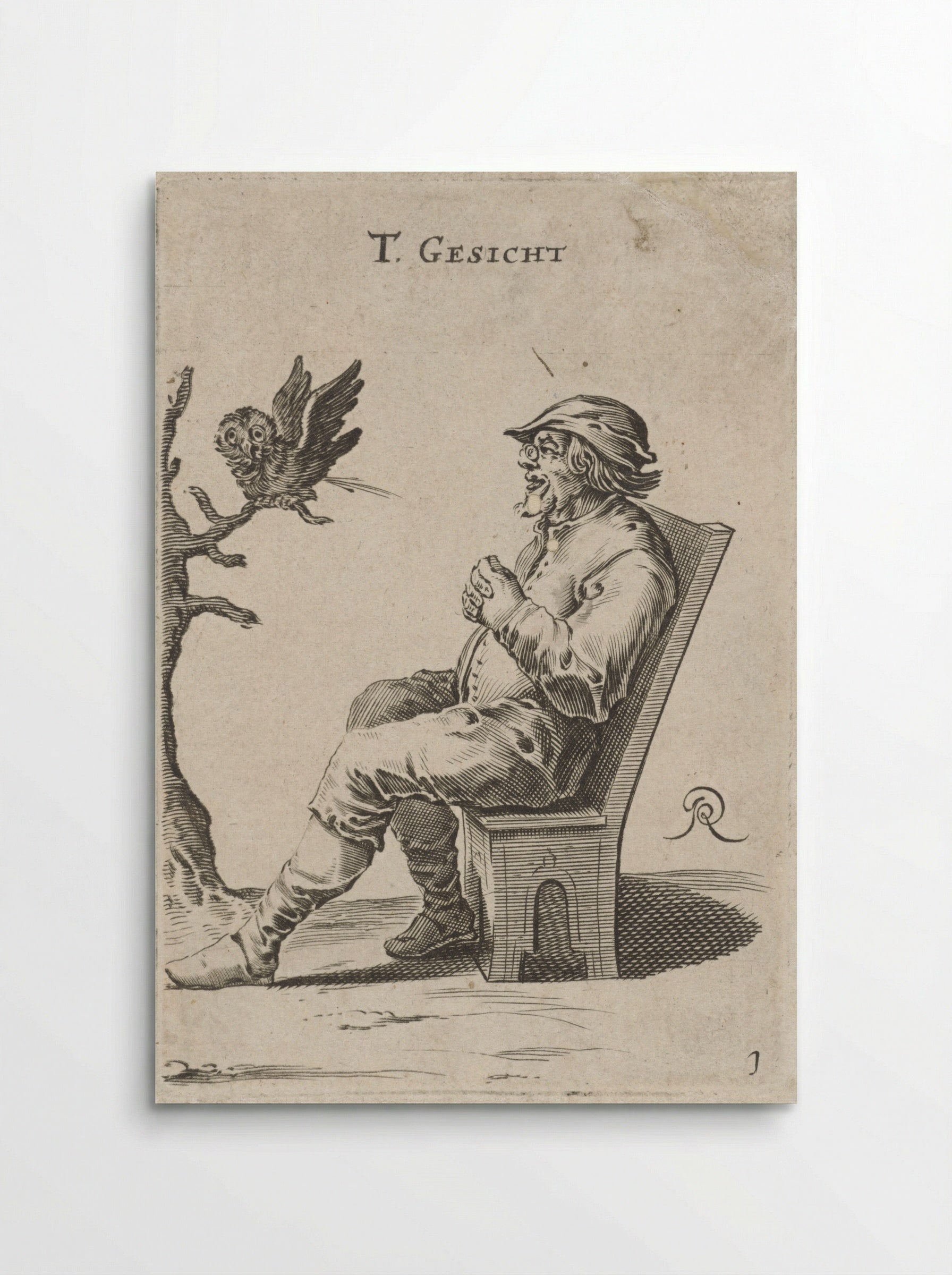 Het Gezicht (The Sense of Sight) - Salomon Savery - Poster