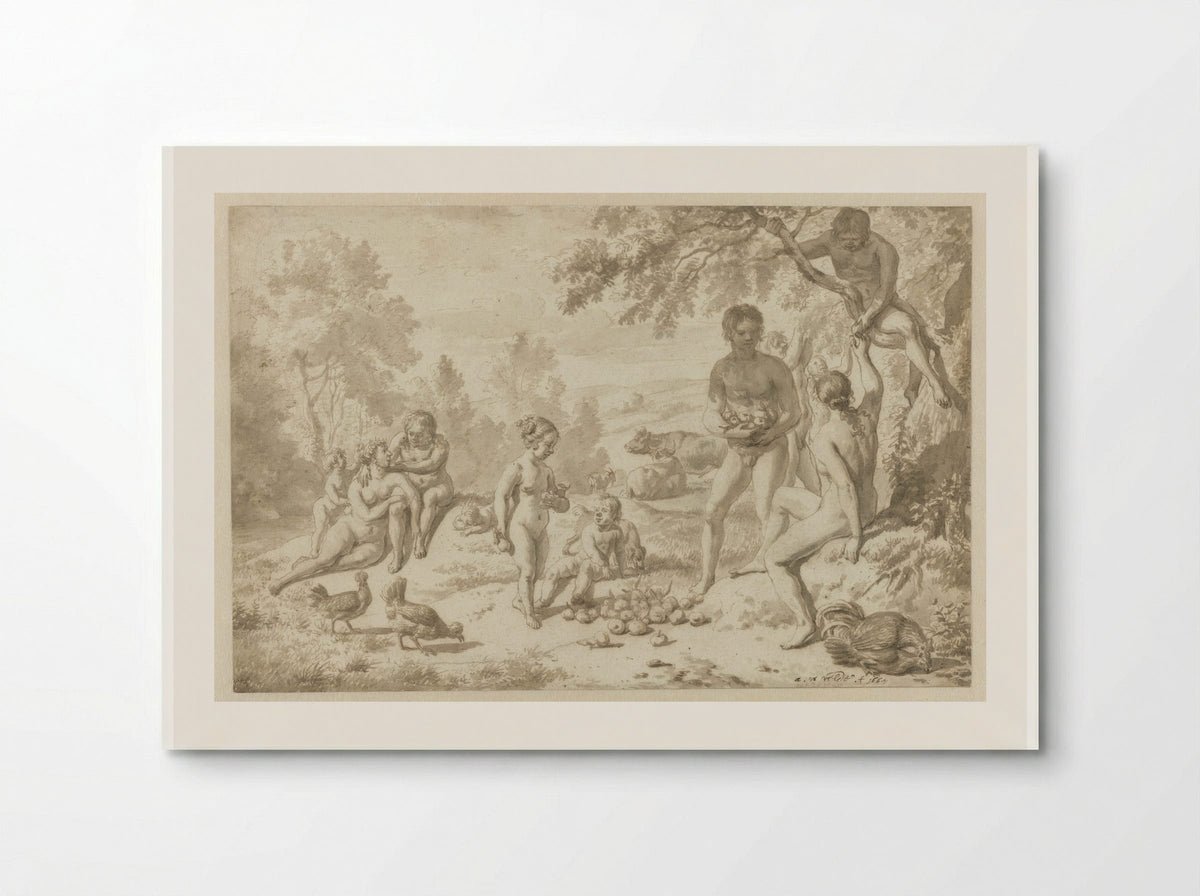Het Gouden Tijdperk - Adriaen van de Velde - Poster
