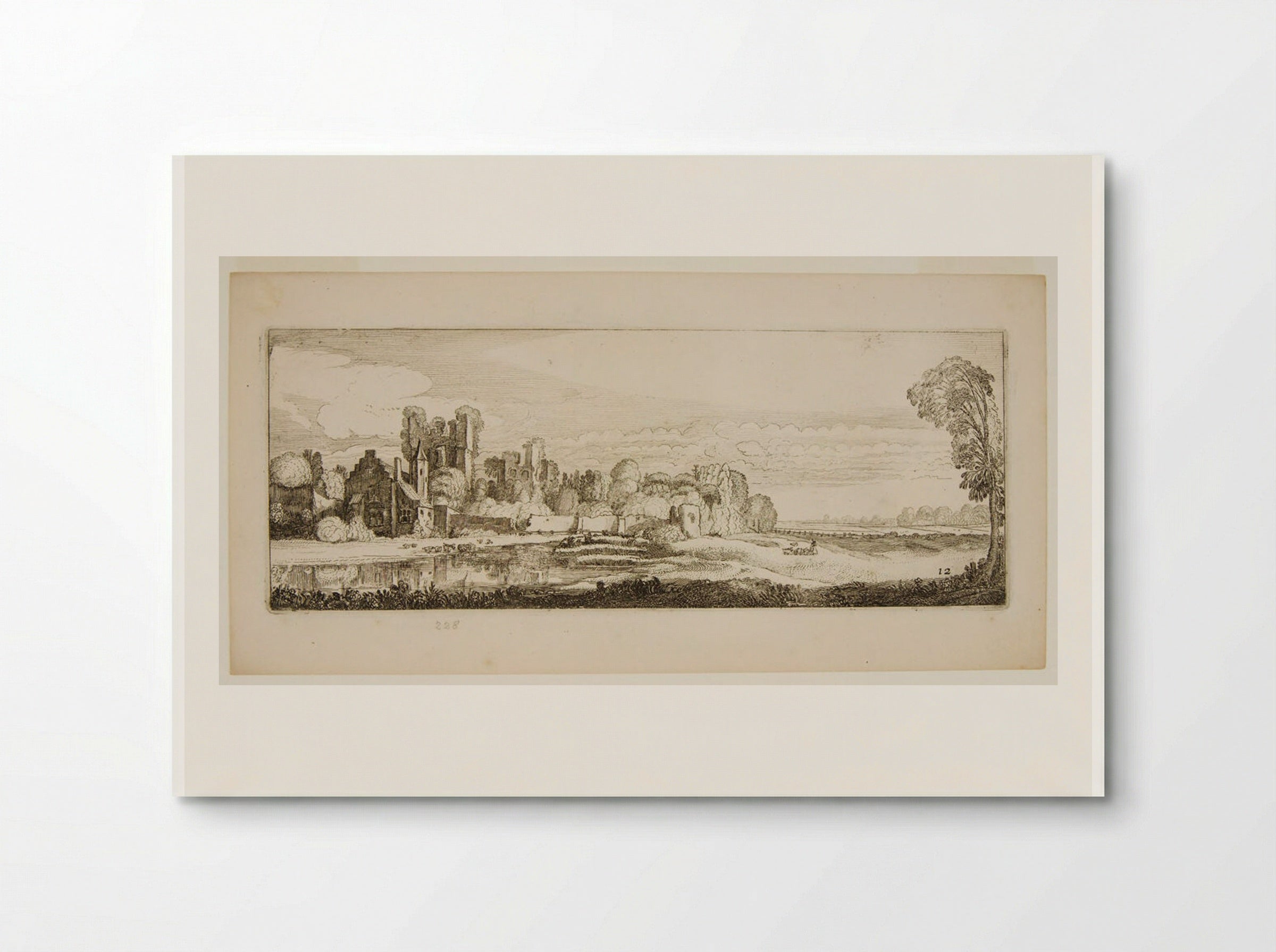 Het Huis te Kleef - Jan van de Velde II - Poster