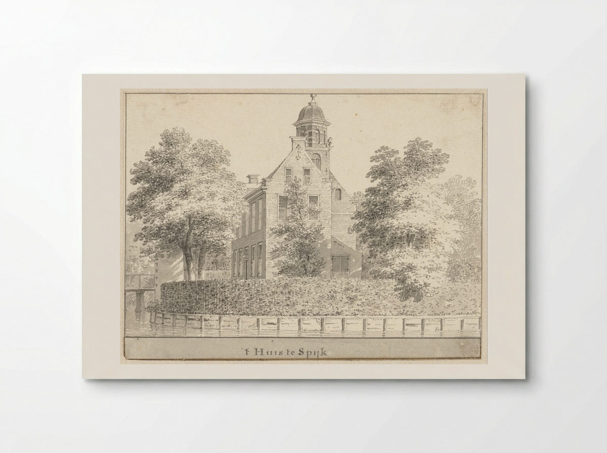 Het huis te Spijk - Cornelis Pronk - Poster