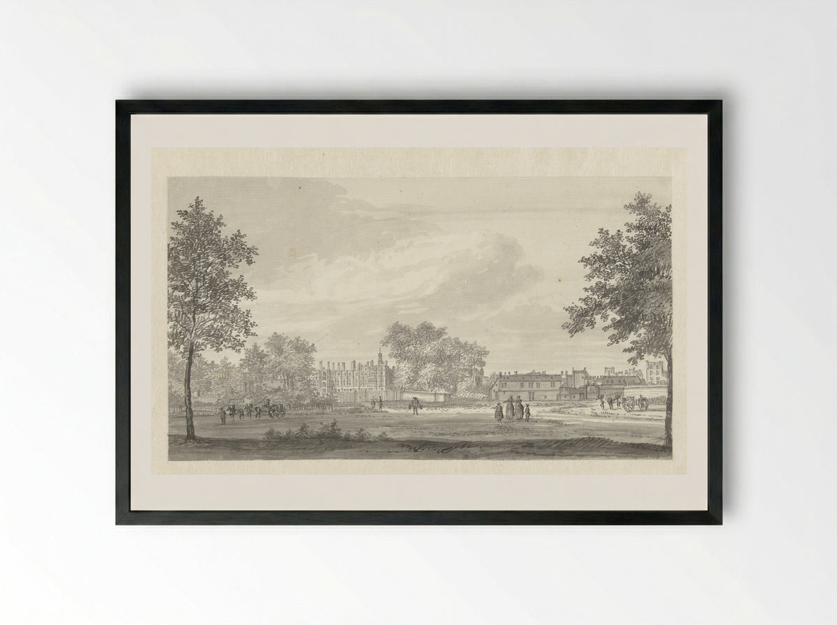 Het kasteel van St. Germain - Jan de Beijer - Framed Print Black