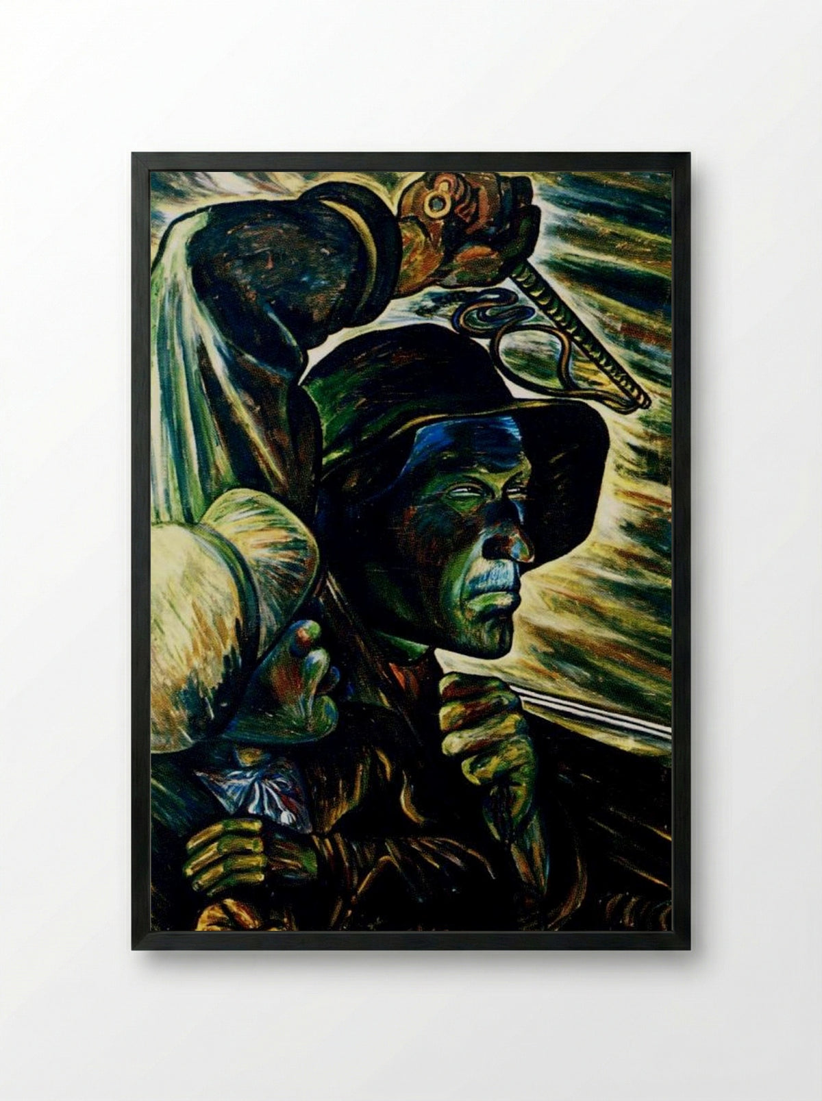 Hevoshuijarit - Vilho Lampi - Framed Print Black