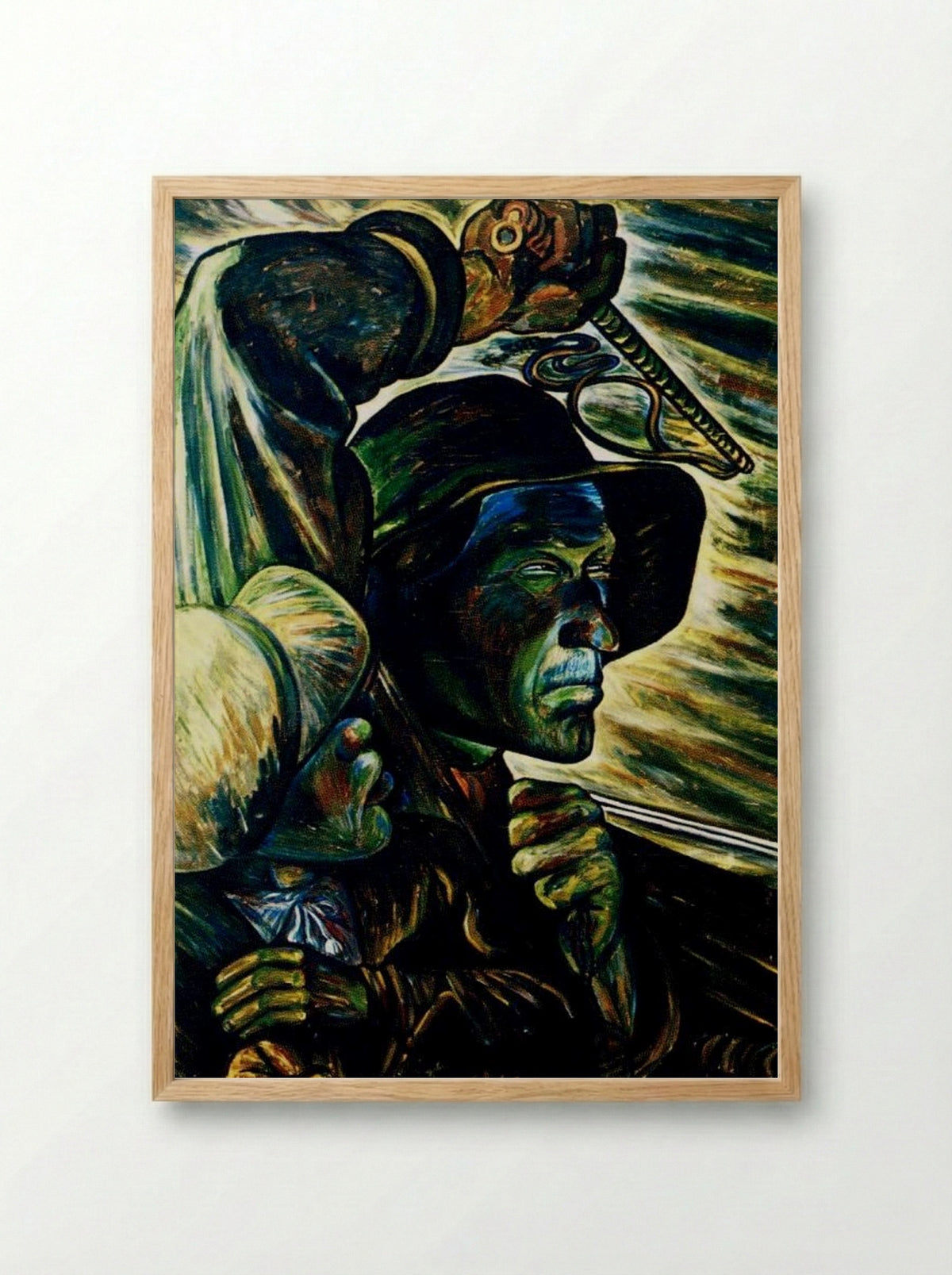 Hevoshuijarit - Vilho Lampi - Framed Print Wood
