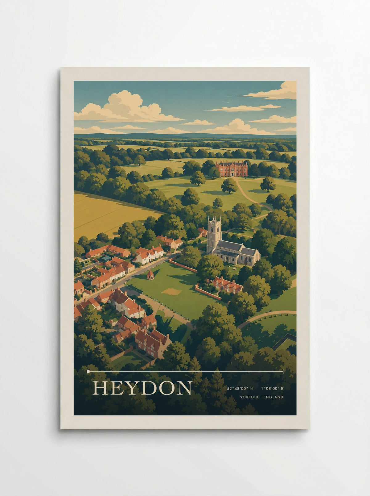 Heydon, Norfolk | Travel Poster - Poster