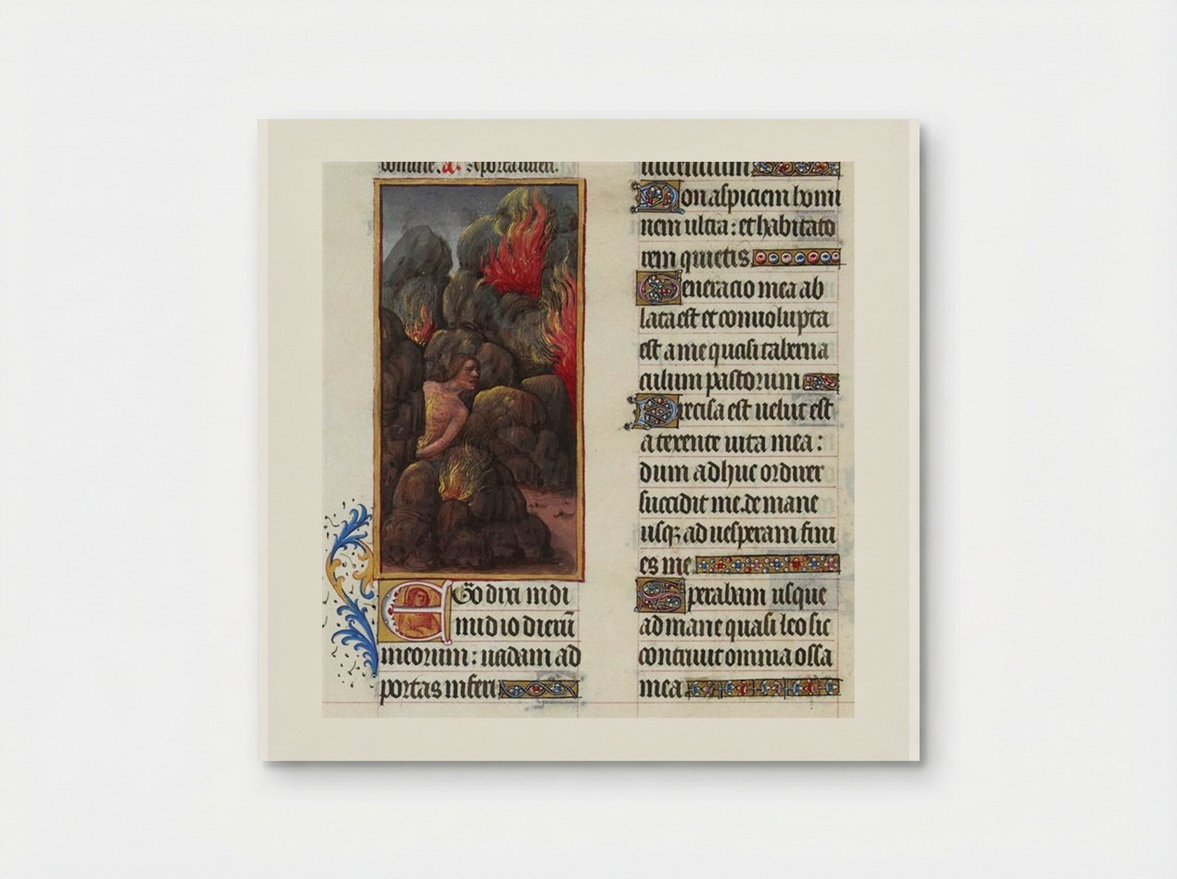 Hezekiah's Canticle - Limbourg brothers - Poster