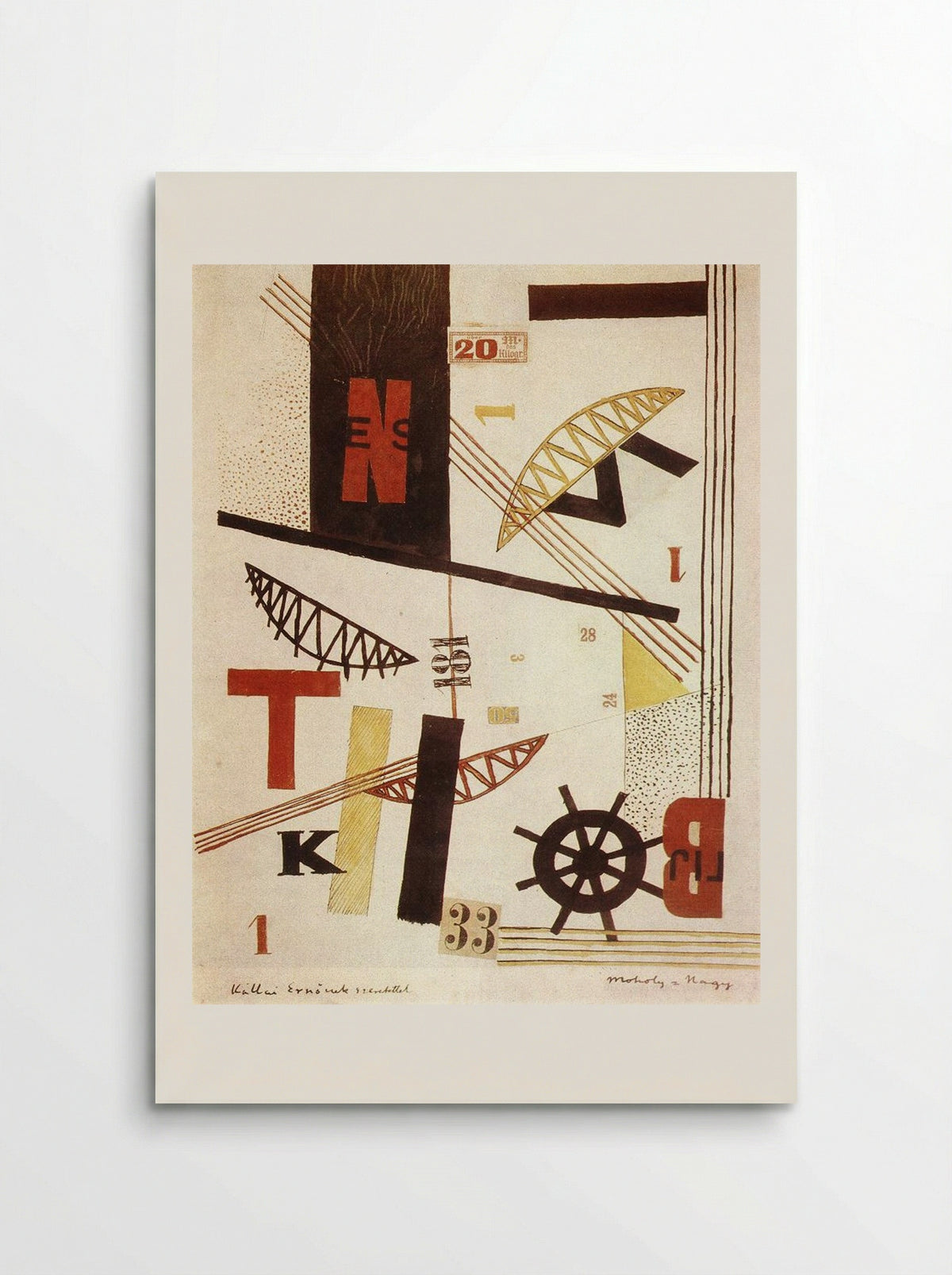 Hidak (Bridges) - László Moholy-Nagy - Poster