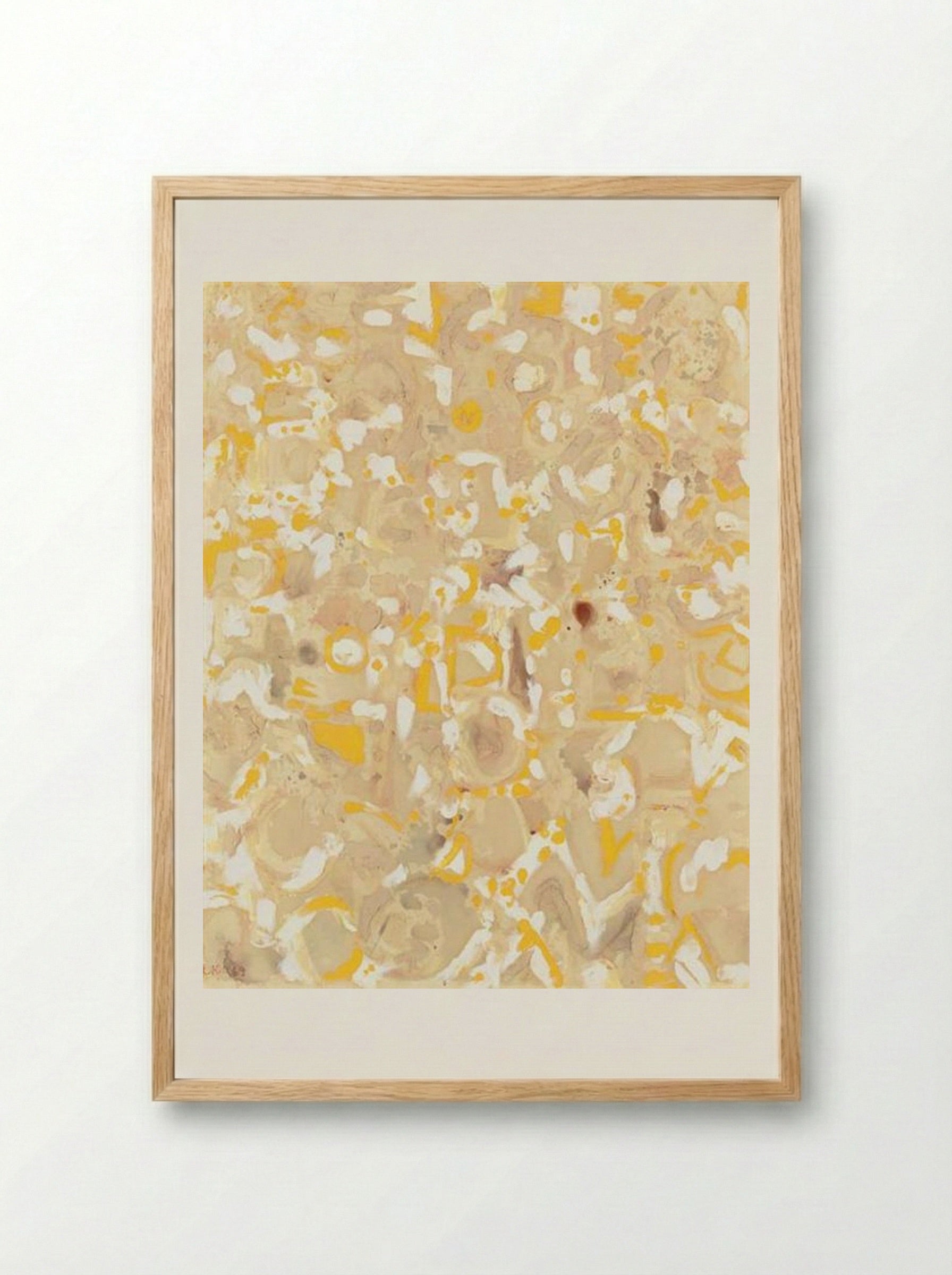 Hieroglyphs No. 12 - Lee Krasner - Framed Print Wood